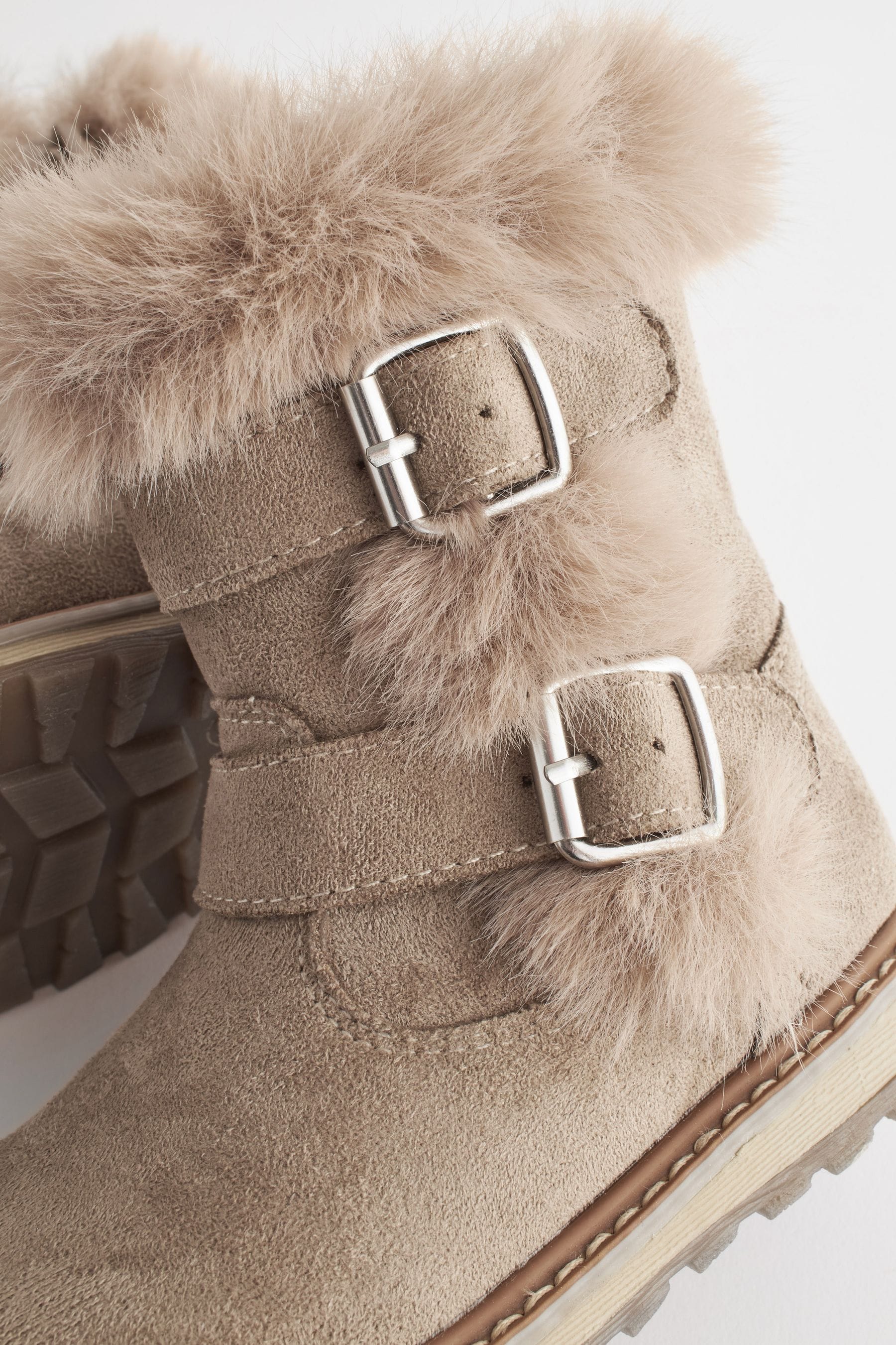 Mink Grey Pull-On Boots