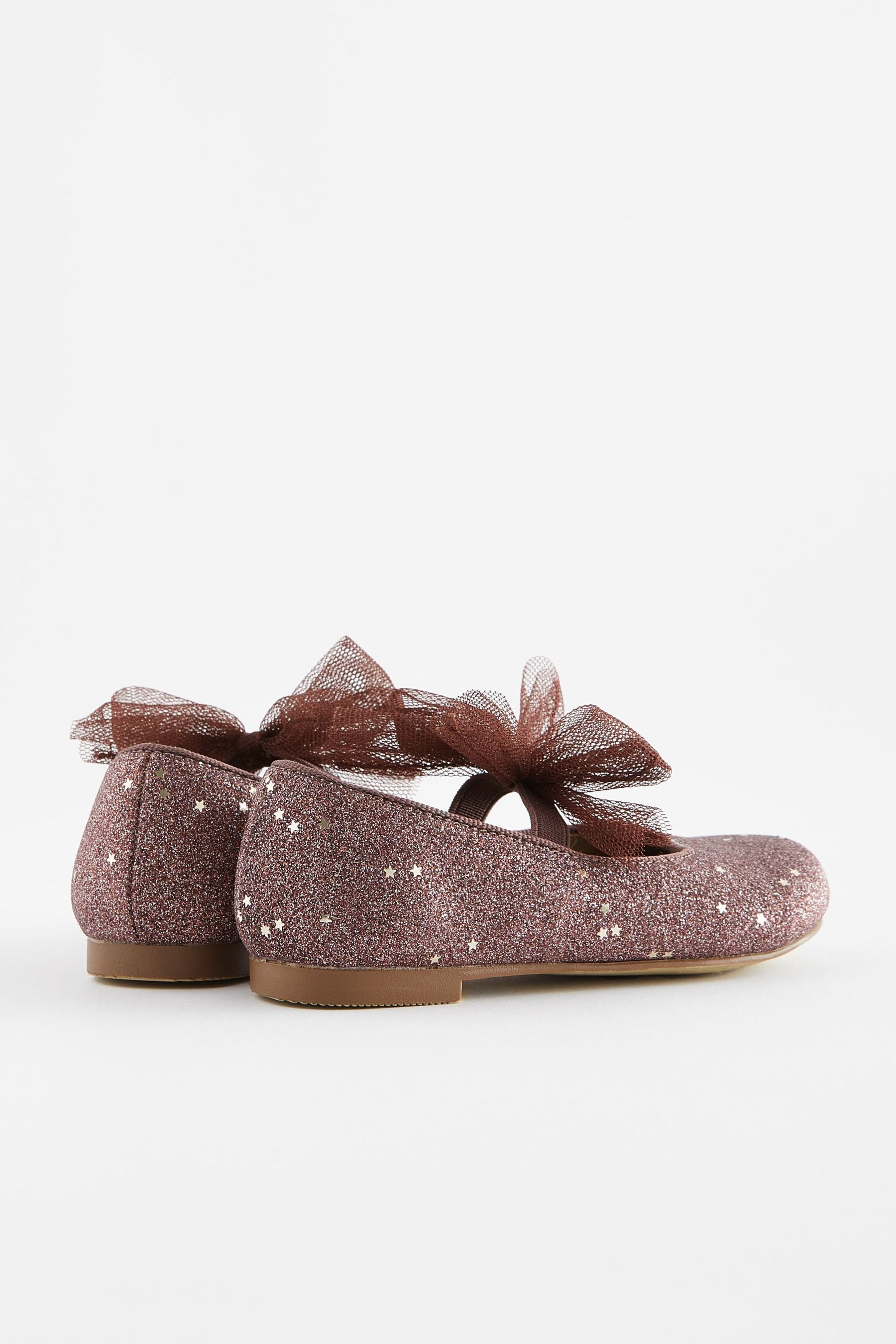 Fig Pink Bow Mary Jane Occasion Shoes