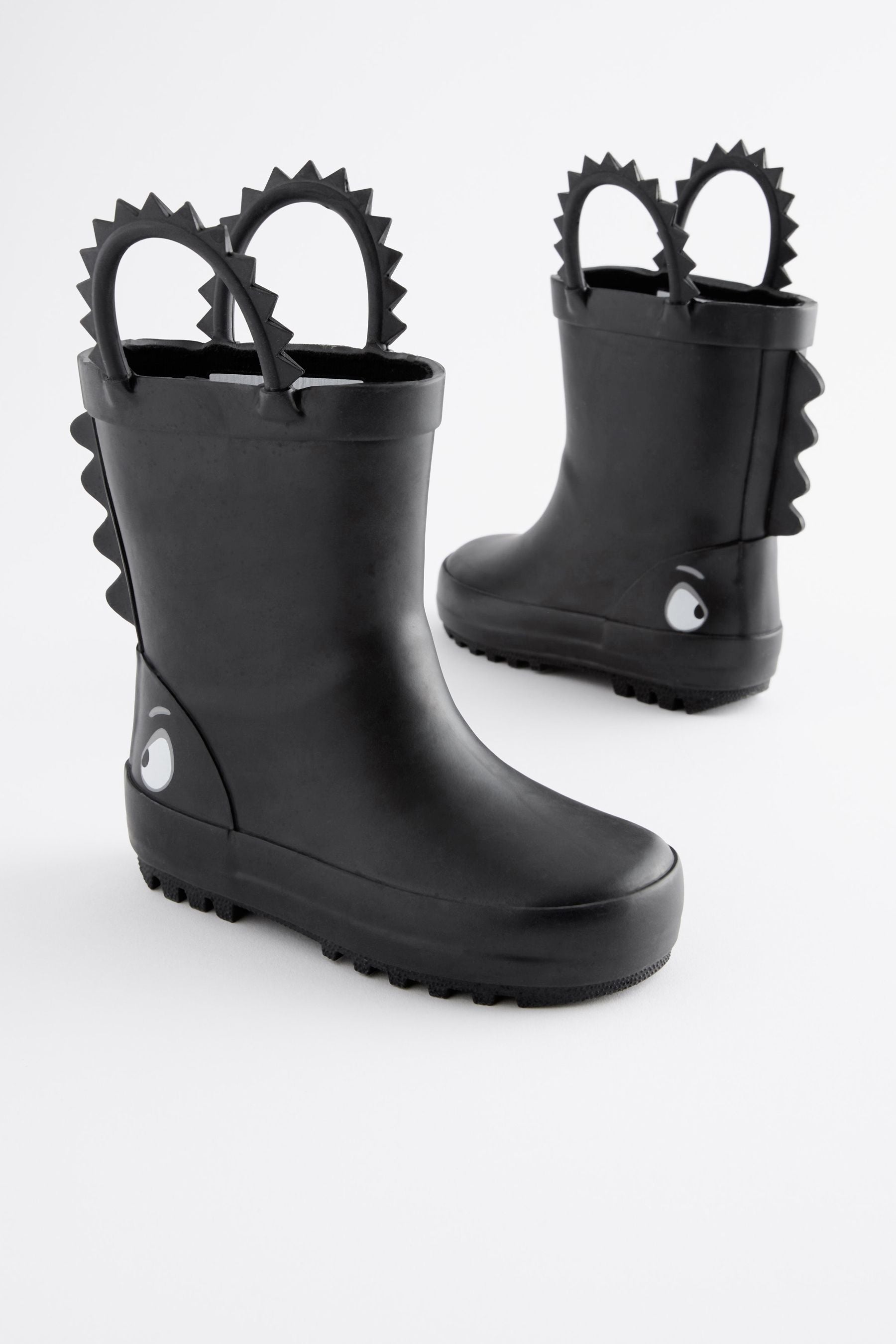 Black Handle Wellies