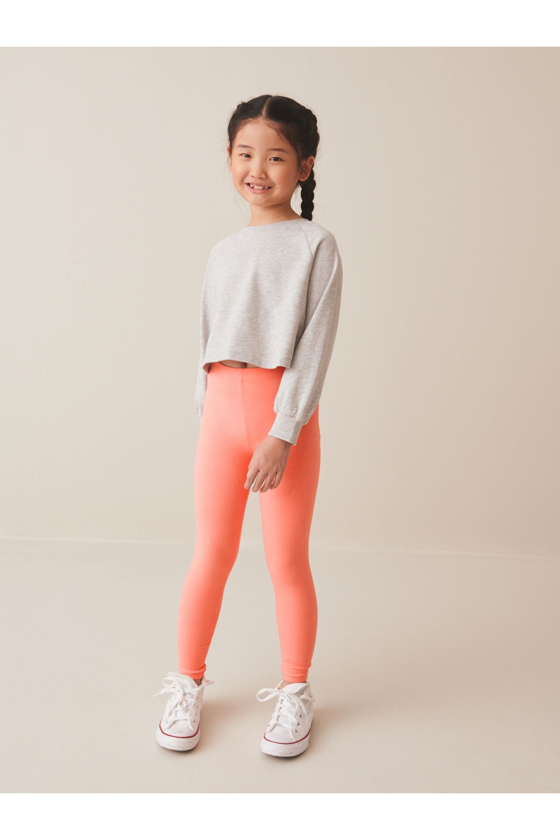 Orange Apricot Leggings (3-16yrs)