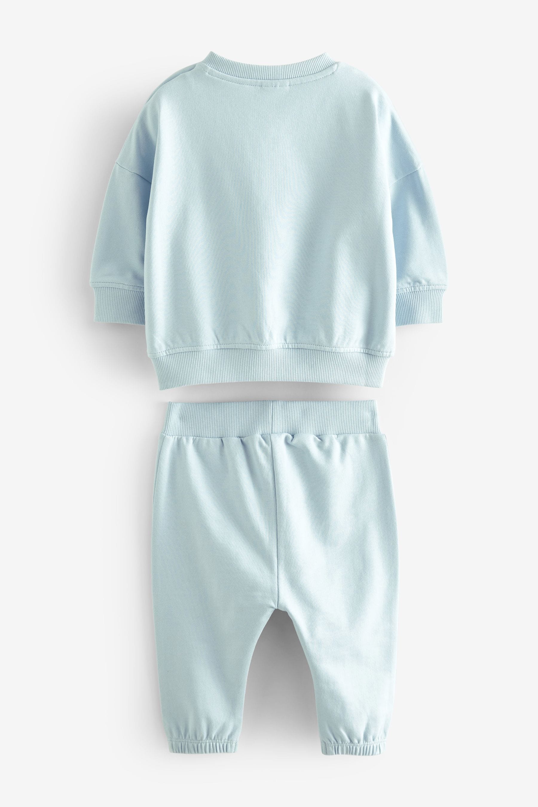 Blue 2 Piece Baby Sweatshirt And Joggers Set