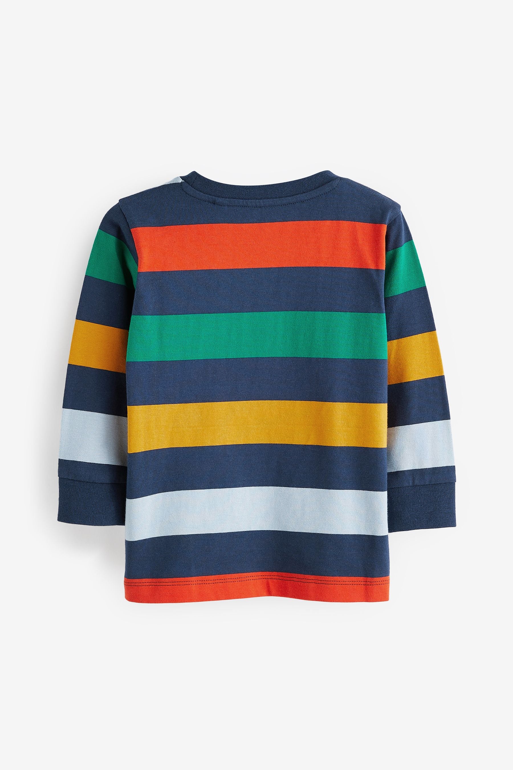 Multicolour Stripe Long Sleeve T-Shirt (3mths-7yrs)