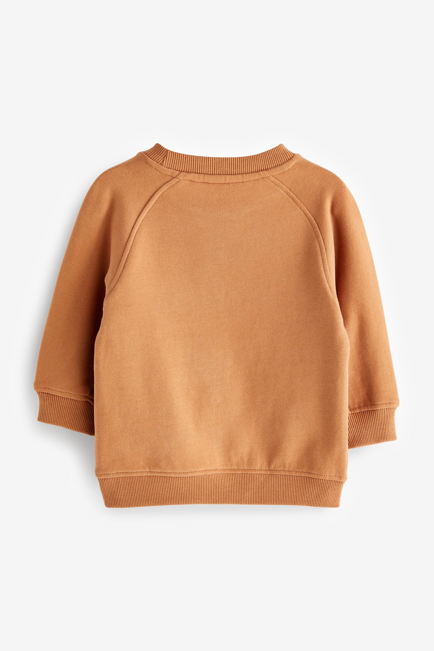 Tan Brown Oversized Soft Touch Jersey (3mths-7yrs)