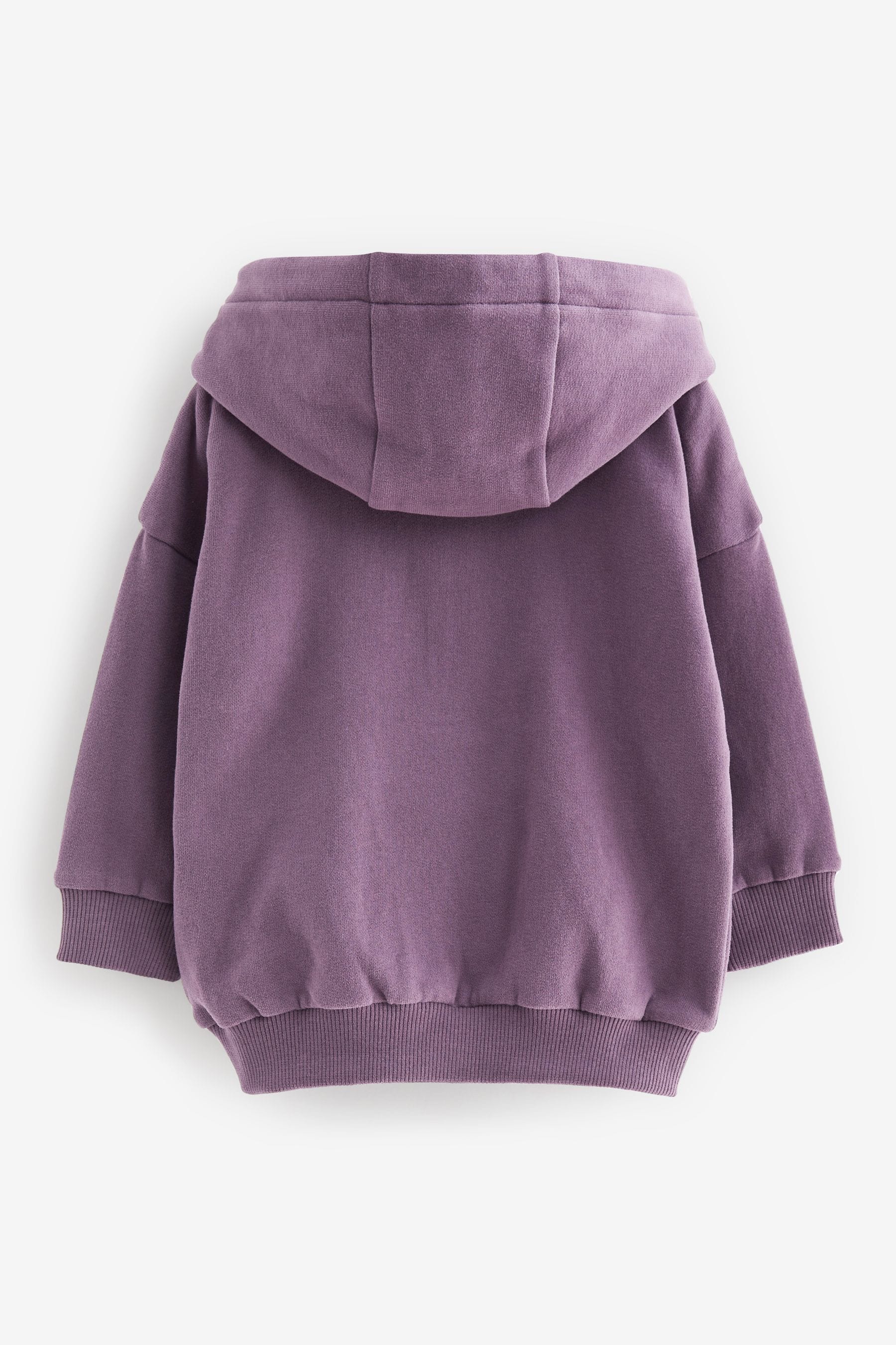 Purple Soft Touch Jersey Hoodie (3mths-7yrs)