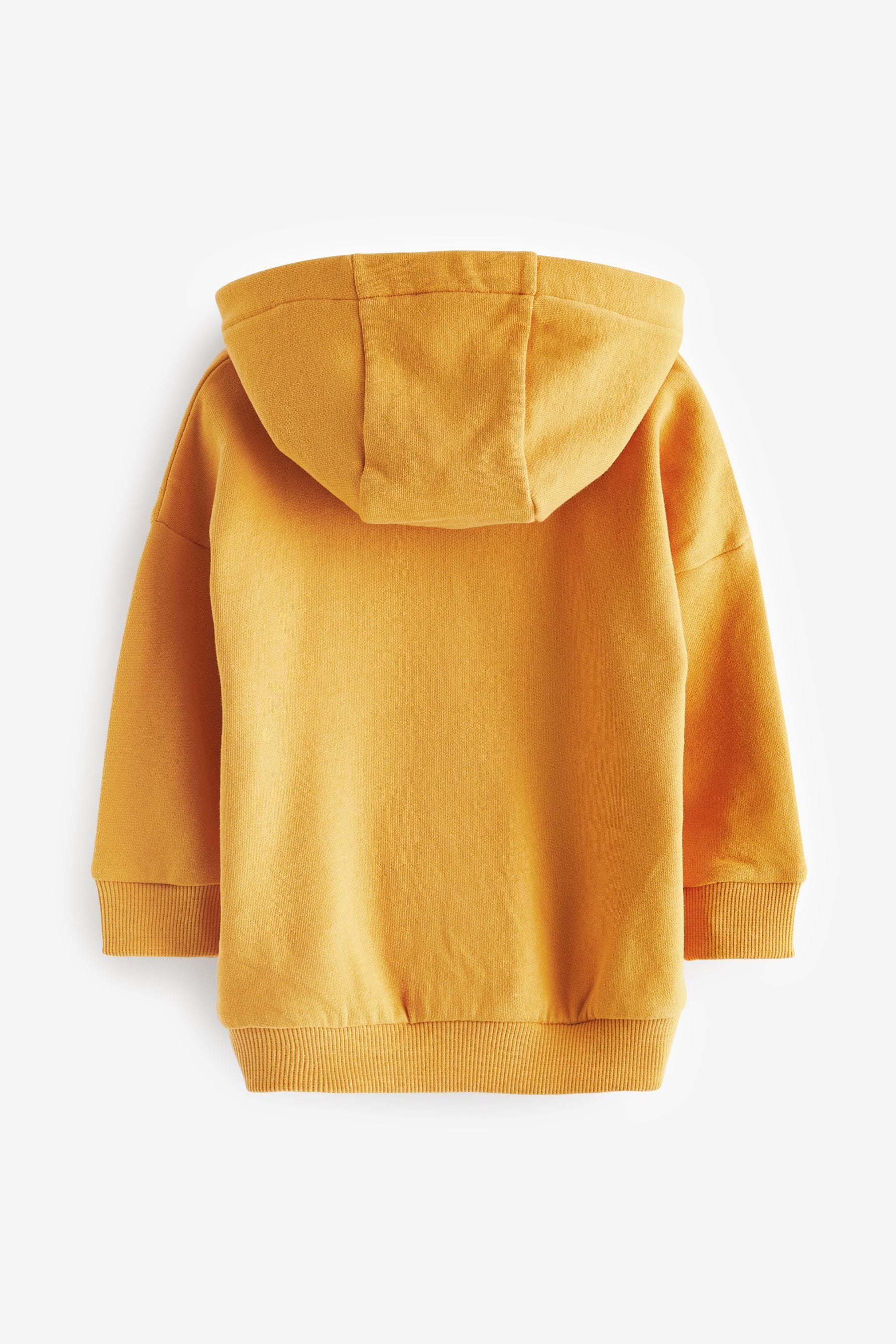 Ochre Yellow Soft Touch Jersey Hoodie (3mths-7yrs)