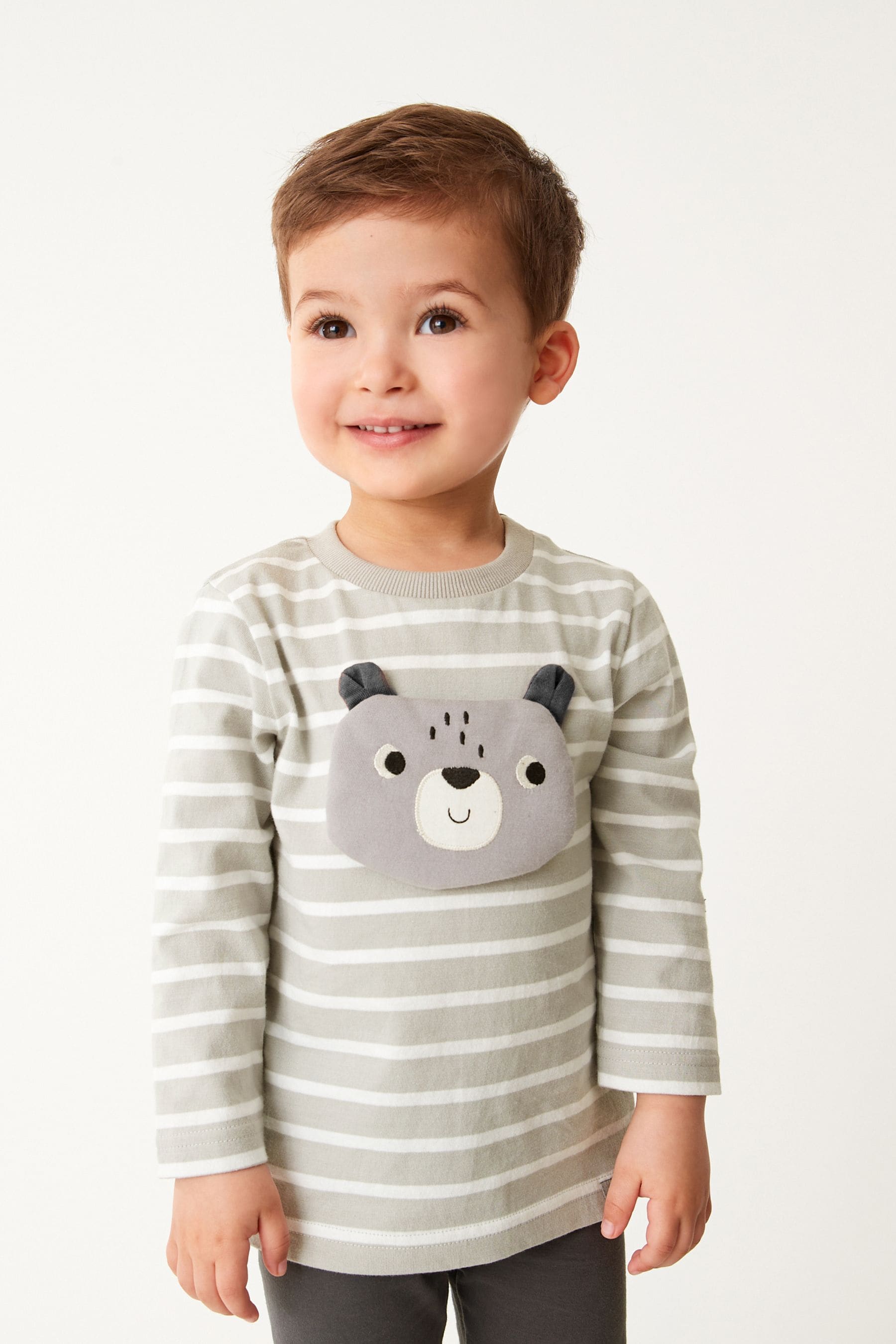 Grey Bear Long Sleeve Character T-Shirt and Leggings Set (3mths-7yrs)