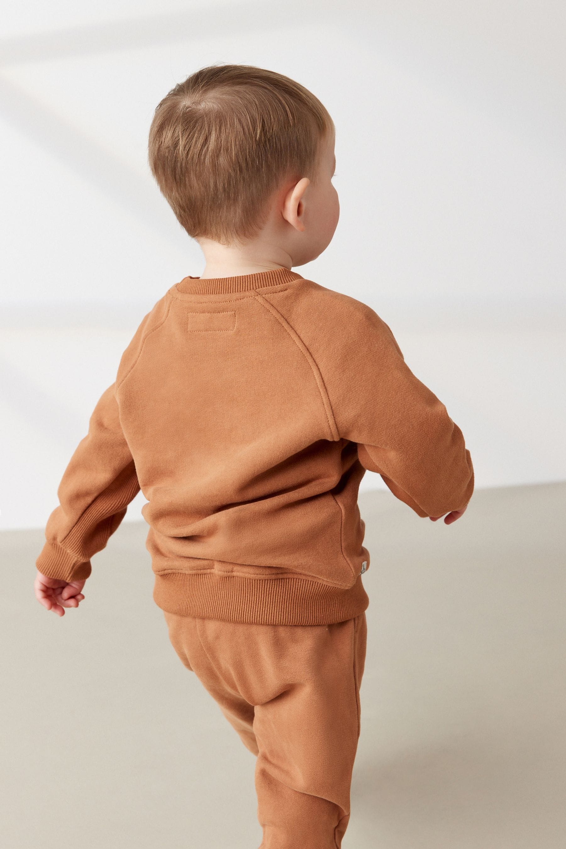 Tan Brown Oversized Soft Touch Jersey (3mths-7yrs)