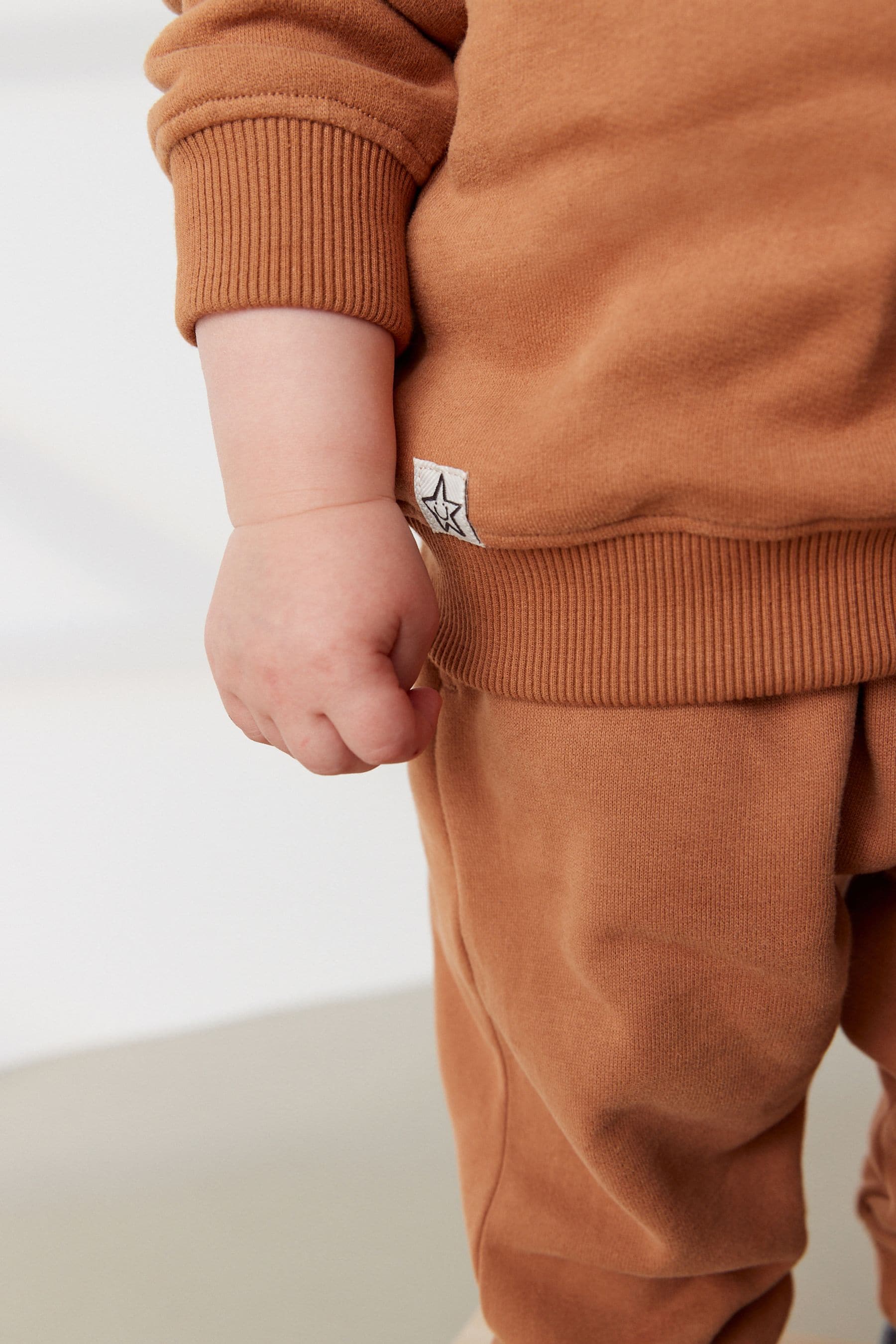 Tan Brown Oversized Soft Touch Jersey (3mths-7yrs)