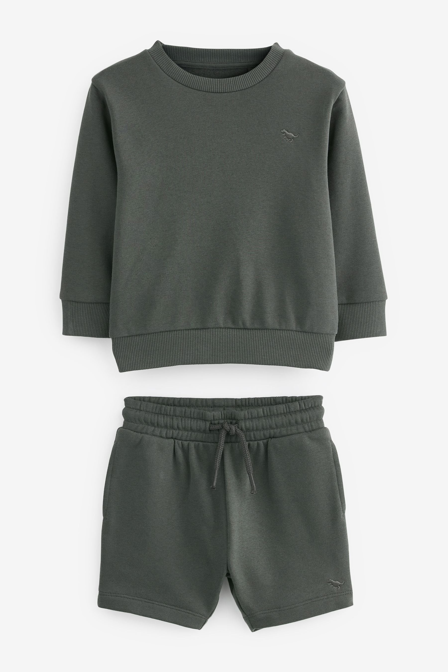 Charcoal Grey Sweatshirt and Shorts Set (3mths-7yrs)