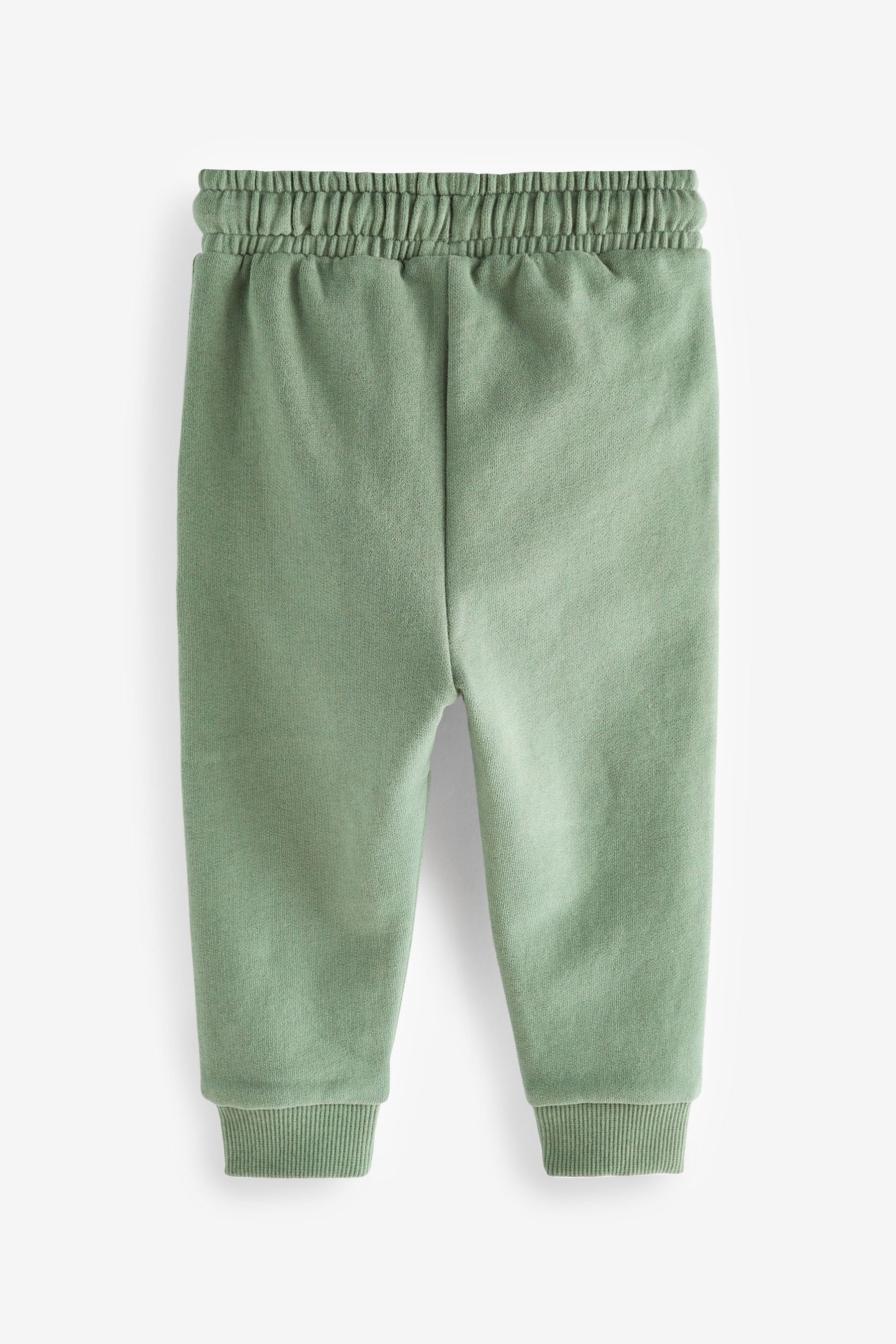 Khaki Green Soft Touch Jersey Joggers (3mths-7yrs)