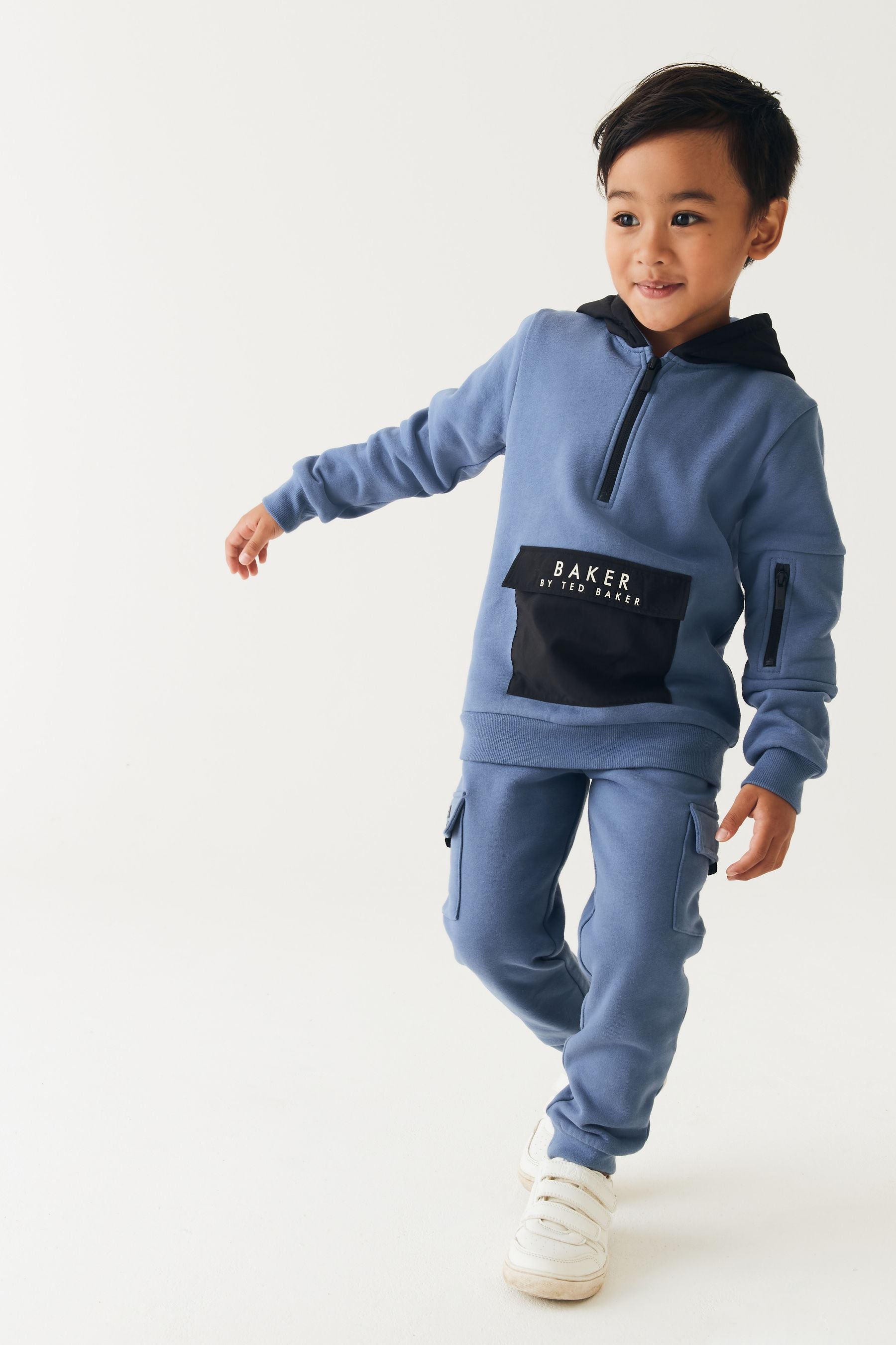 Blue Baker by Ted Baker Hoodie and Jogger Set