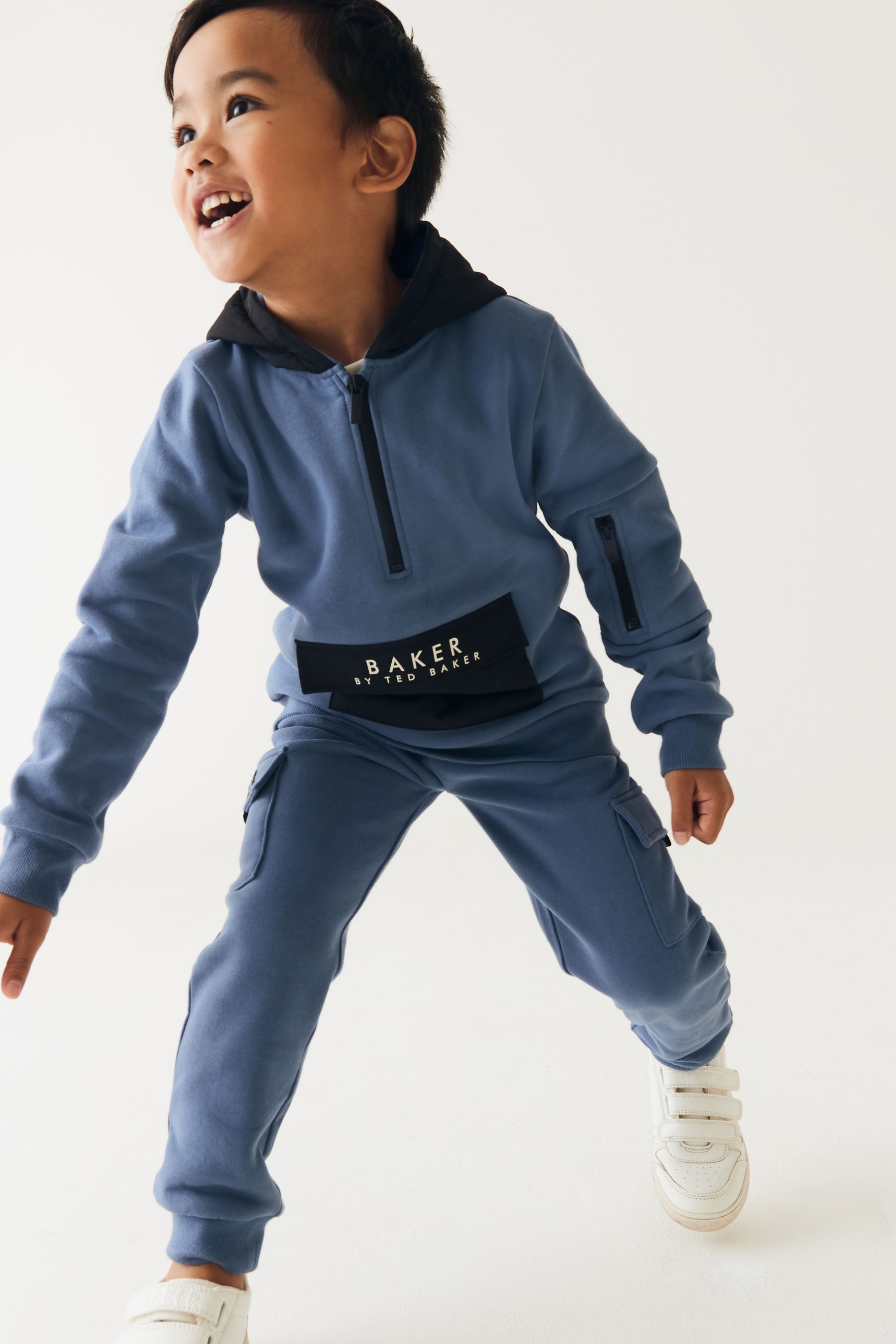 Blue Baker by Ted Baker Hoodie and Jogger Set