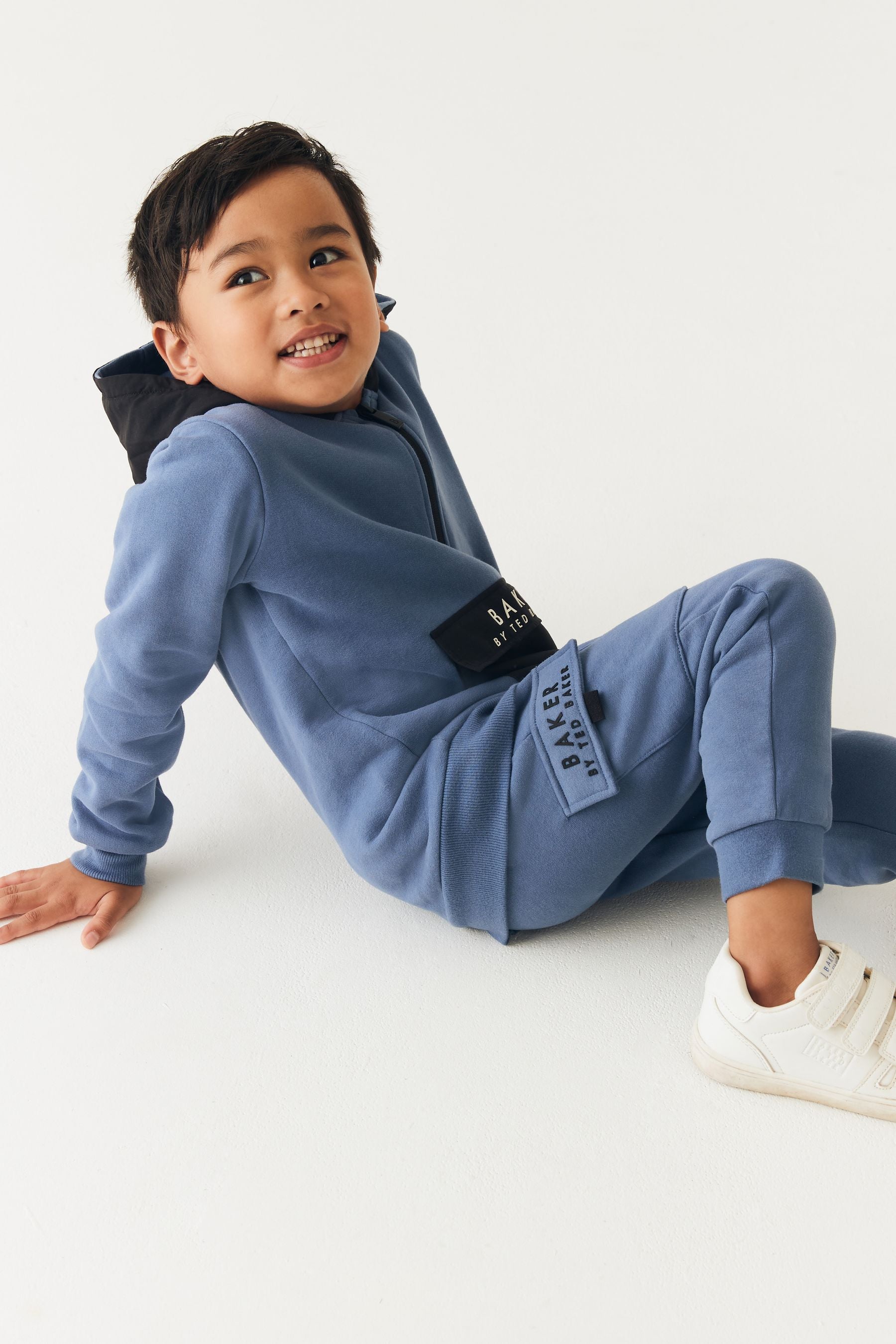 Blue Baker by Ted Baker Hoodie and Jogger Set