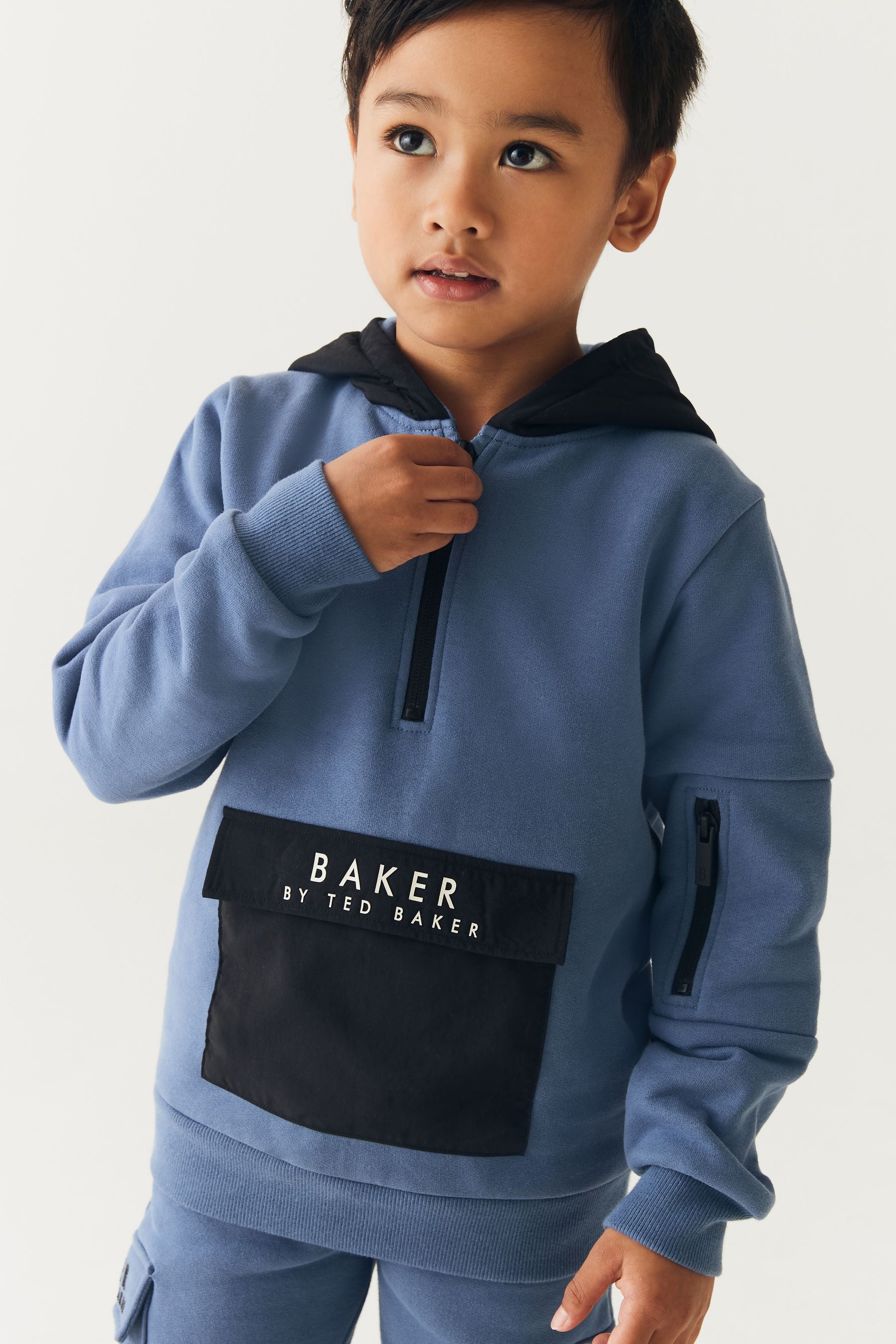 Blue Baker by Ted Baker Hoodie and Jogger Set