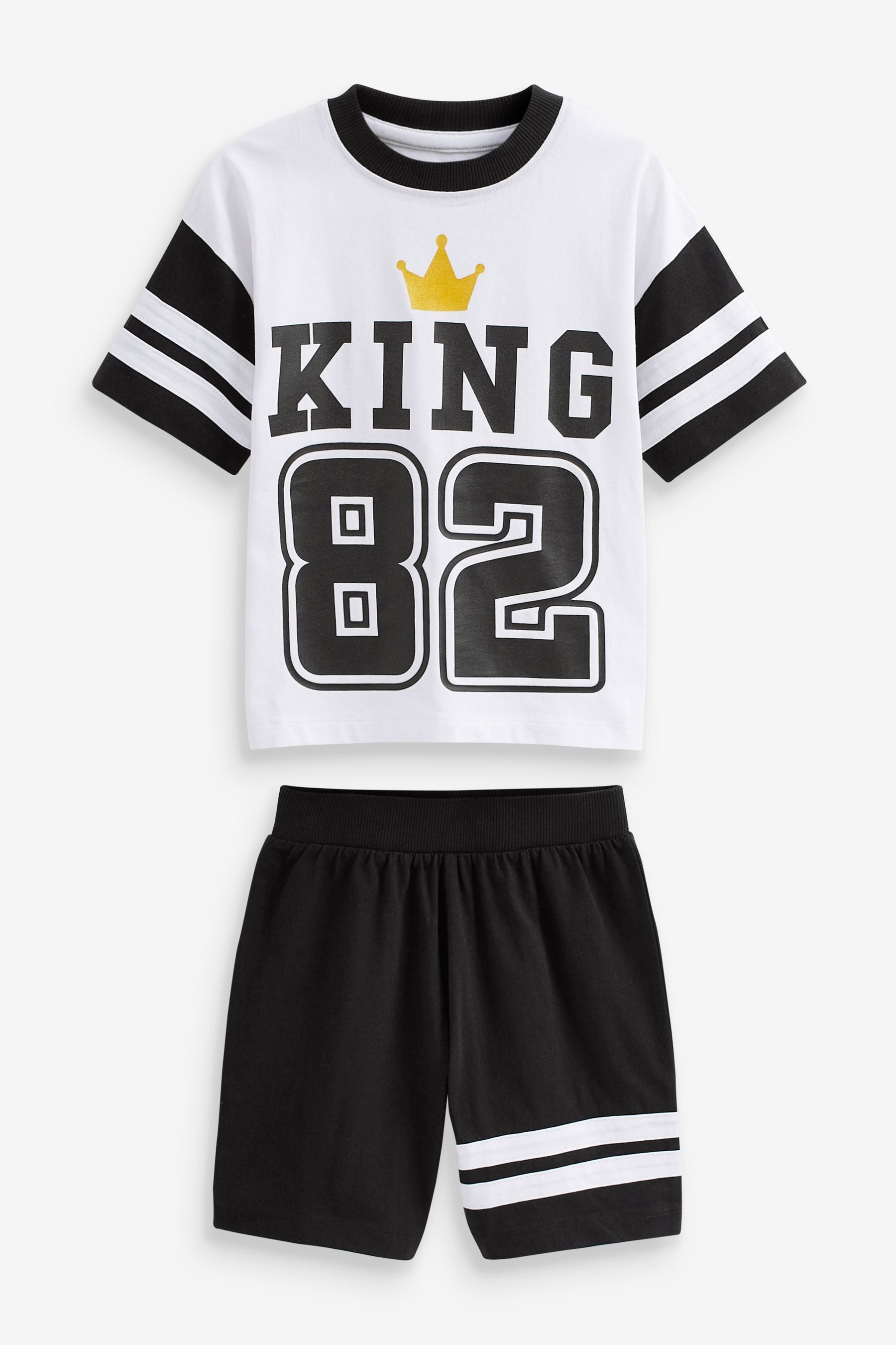 King Print Short Pyjamas (9mths-8yrs)