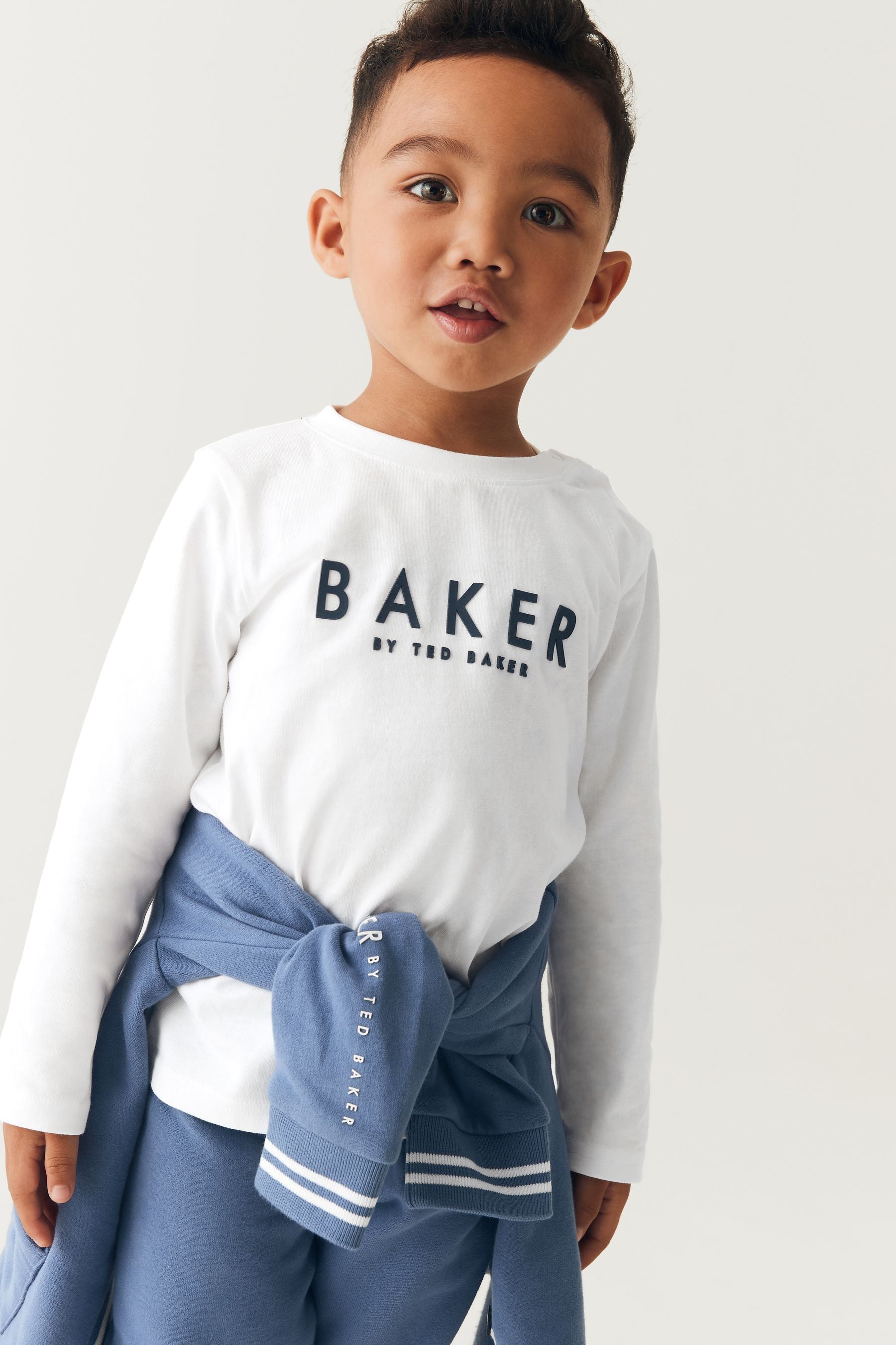 Blue Baker by Ted Baker (0-6yrs) Blue 3 Piece Cardigan Set