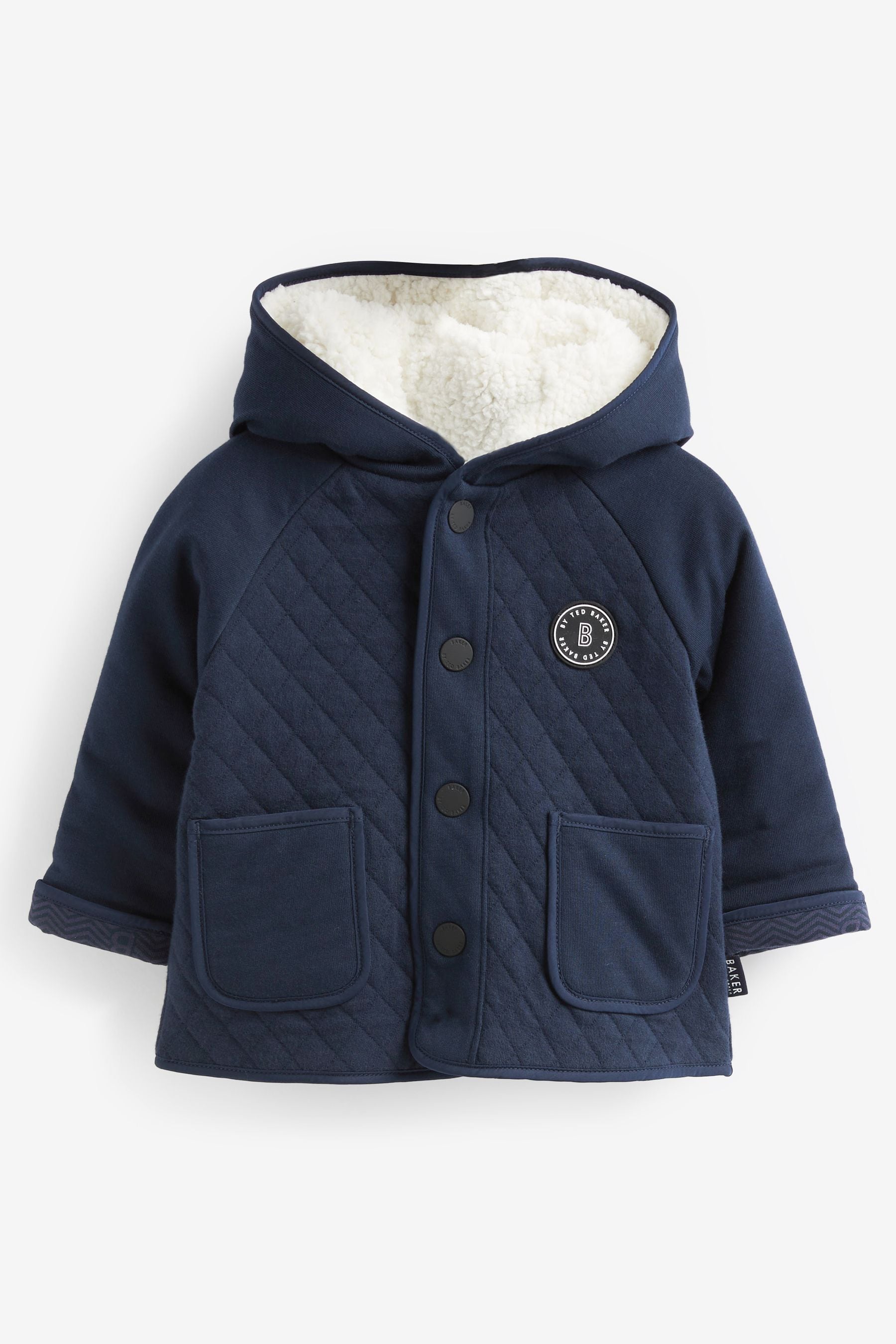 Navy Baker by Ted Baker Navy Quilted Jacket