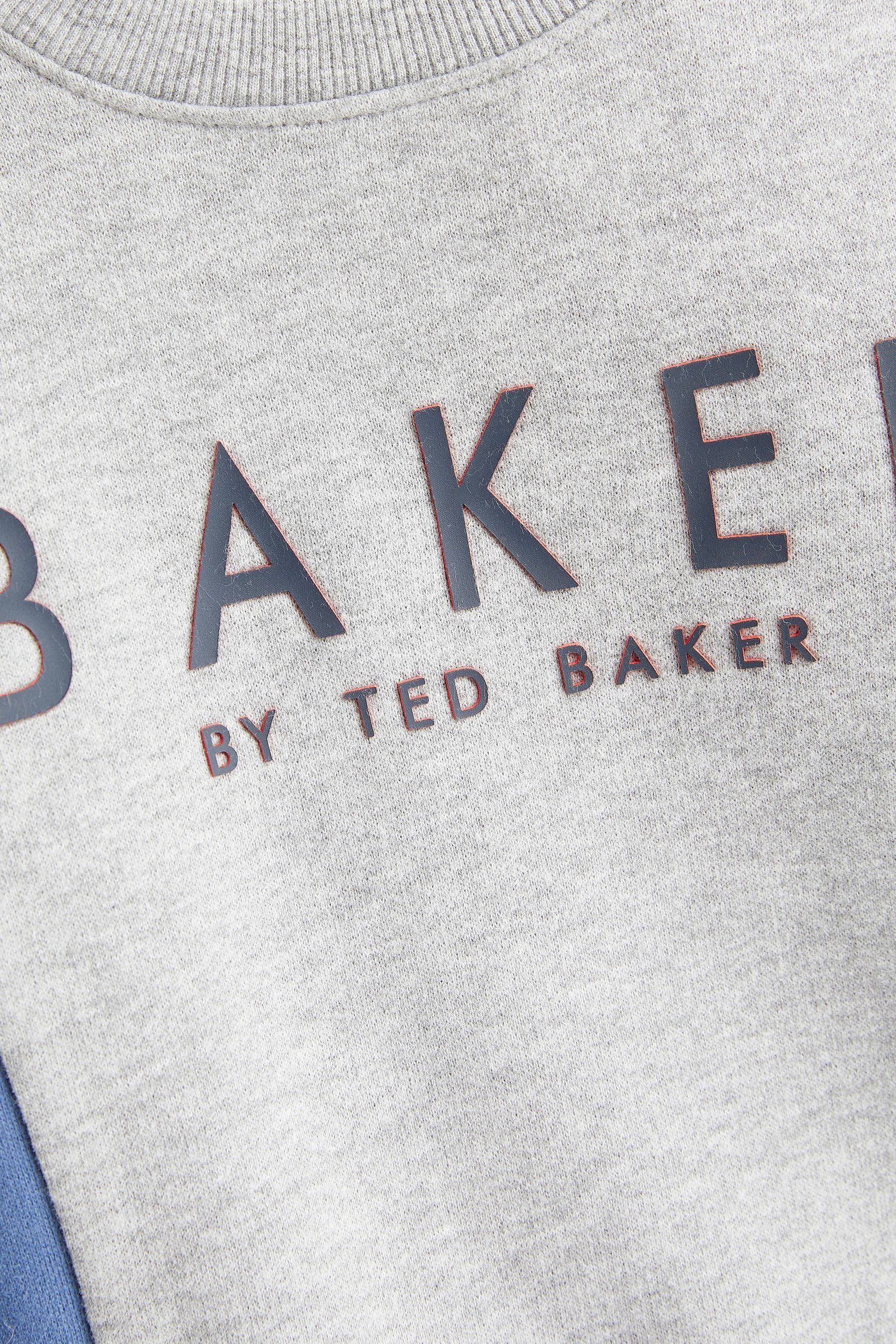 Grey Baker by Ted Baker (0-6yrs) Colourblock Sweater and Jogger Set