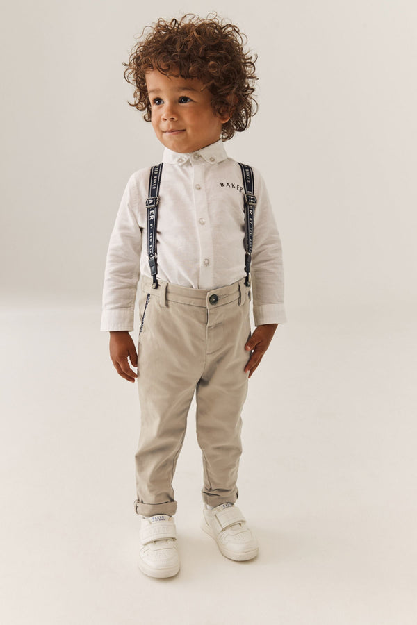 Natural Baker by Ted Baker (3mths-6yrs) Shirt, Braces and Chino Set