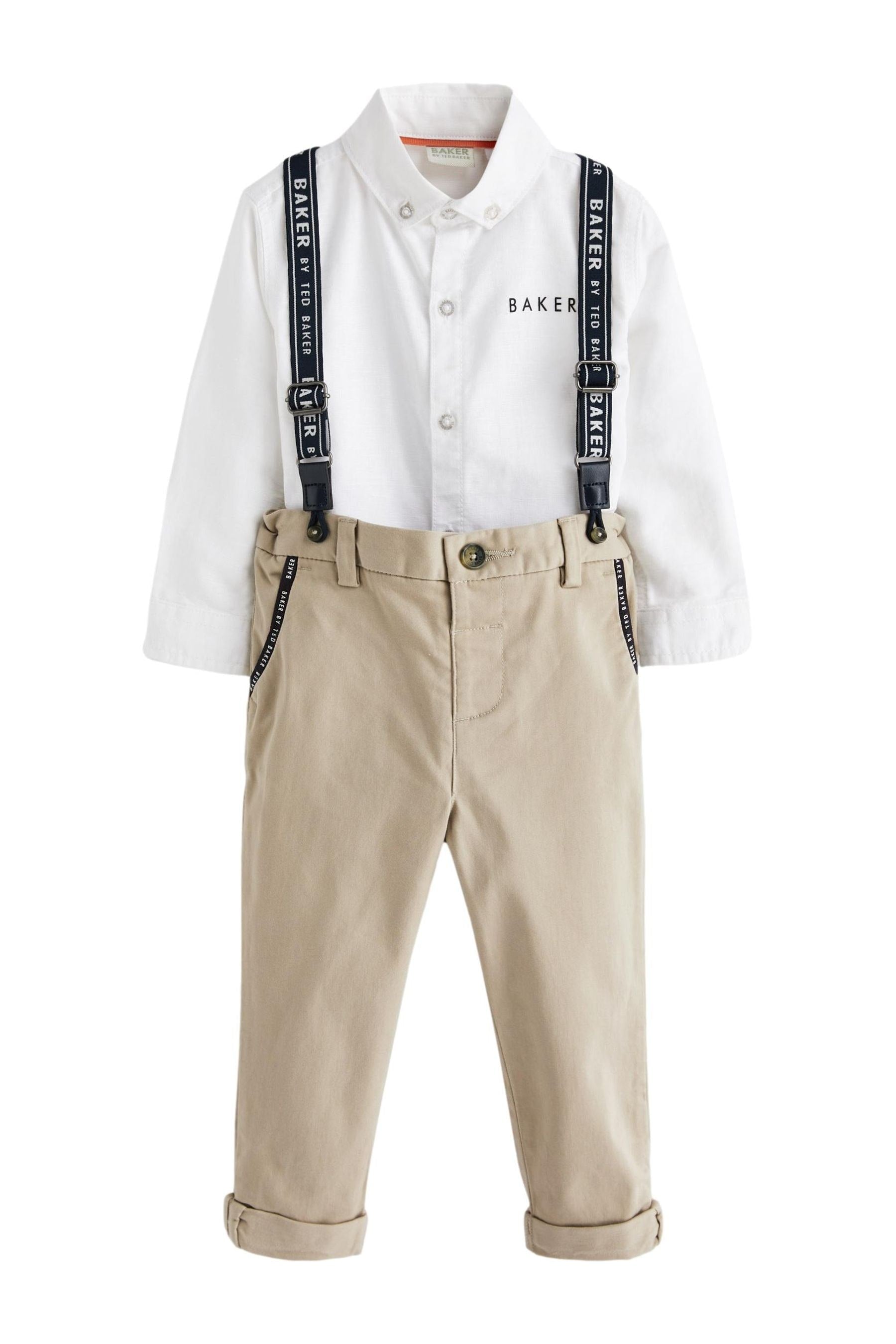 Natural Baker by Ted Baker (3mths-6yrs) Shirt, Braces and Chino Set