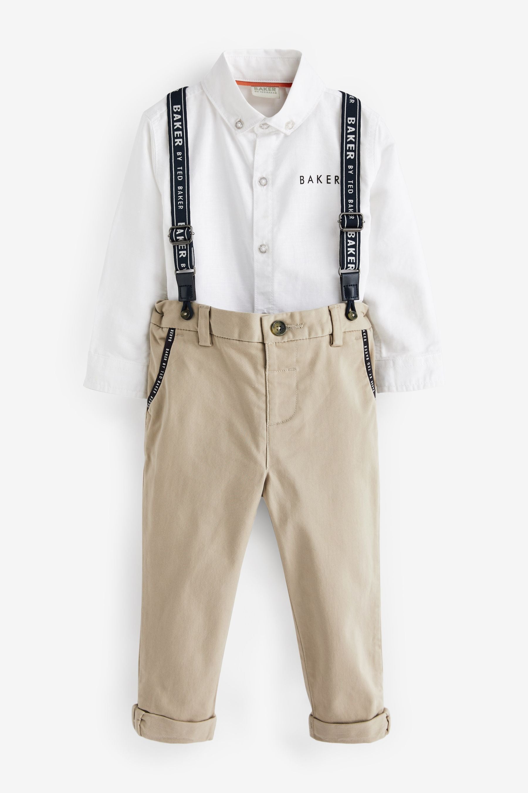 Natural Baker by Ted Baker (3mths-6yrs) Shirt, Braces and Chino Set