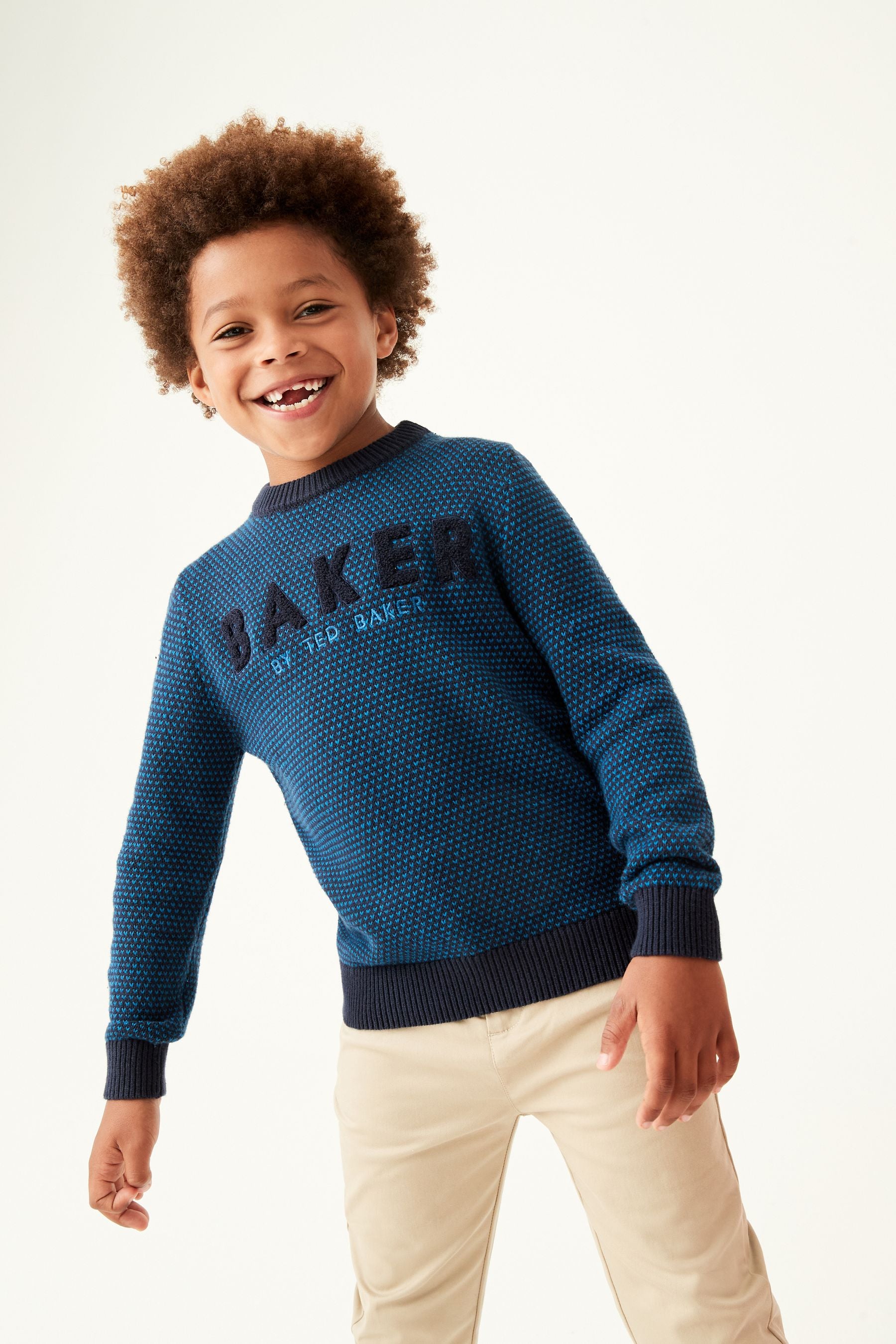 Baker by Ted Baker Navy Knitted Sweater