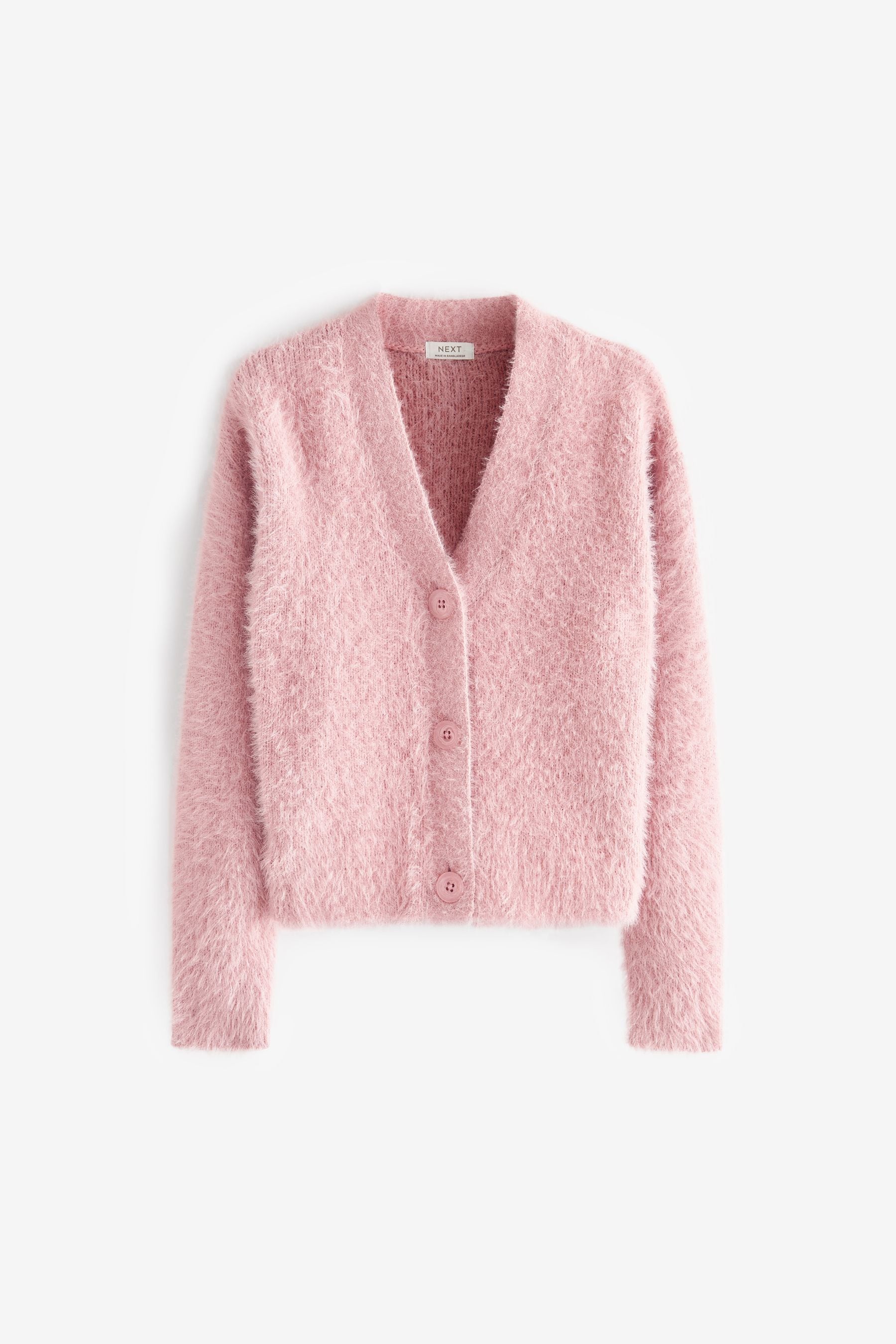 Pink Fluffy Cardigan (3-16yrs)