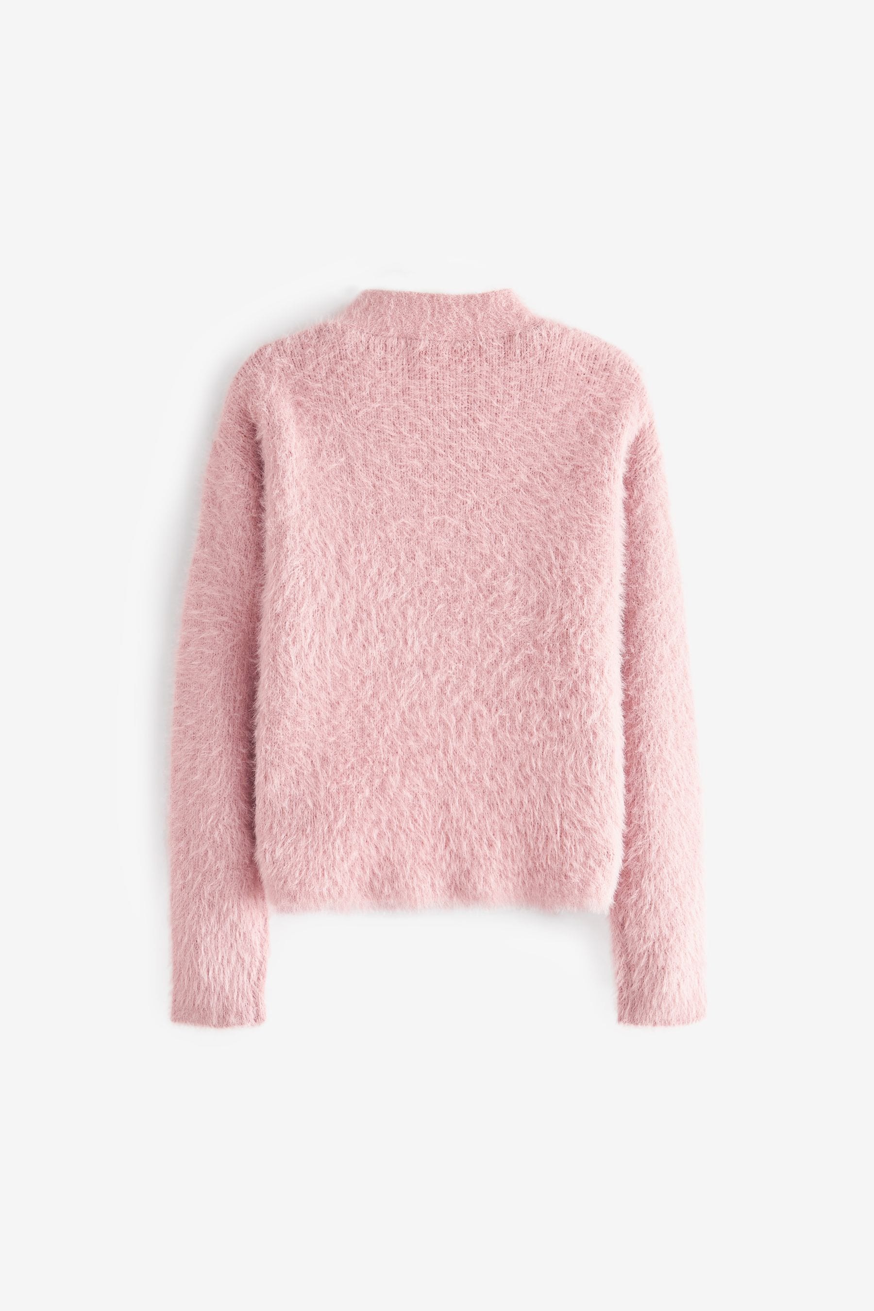 Pink Fluffy Cardigan (3-16yrs)