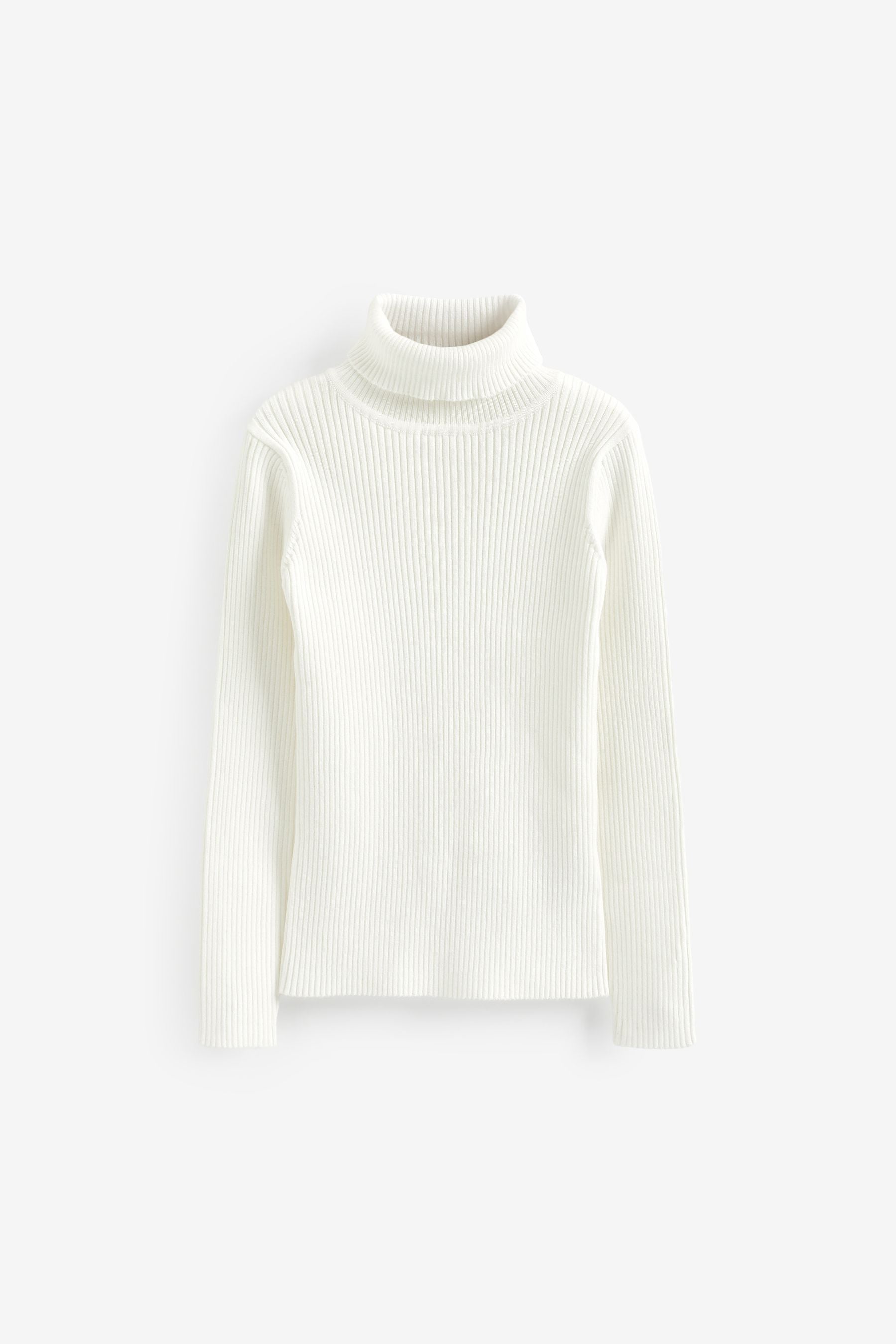 Ecru Marl Roll Neck Jumper (3-16yrs)