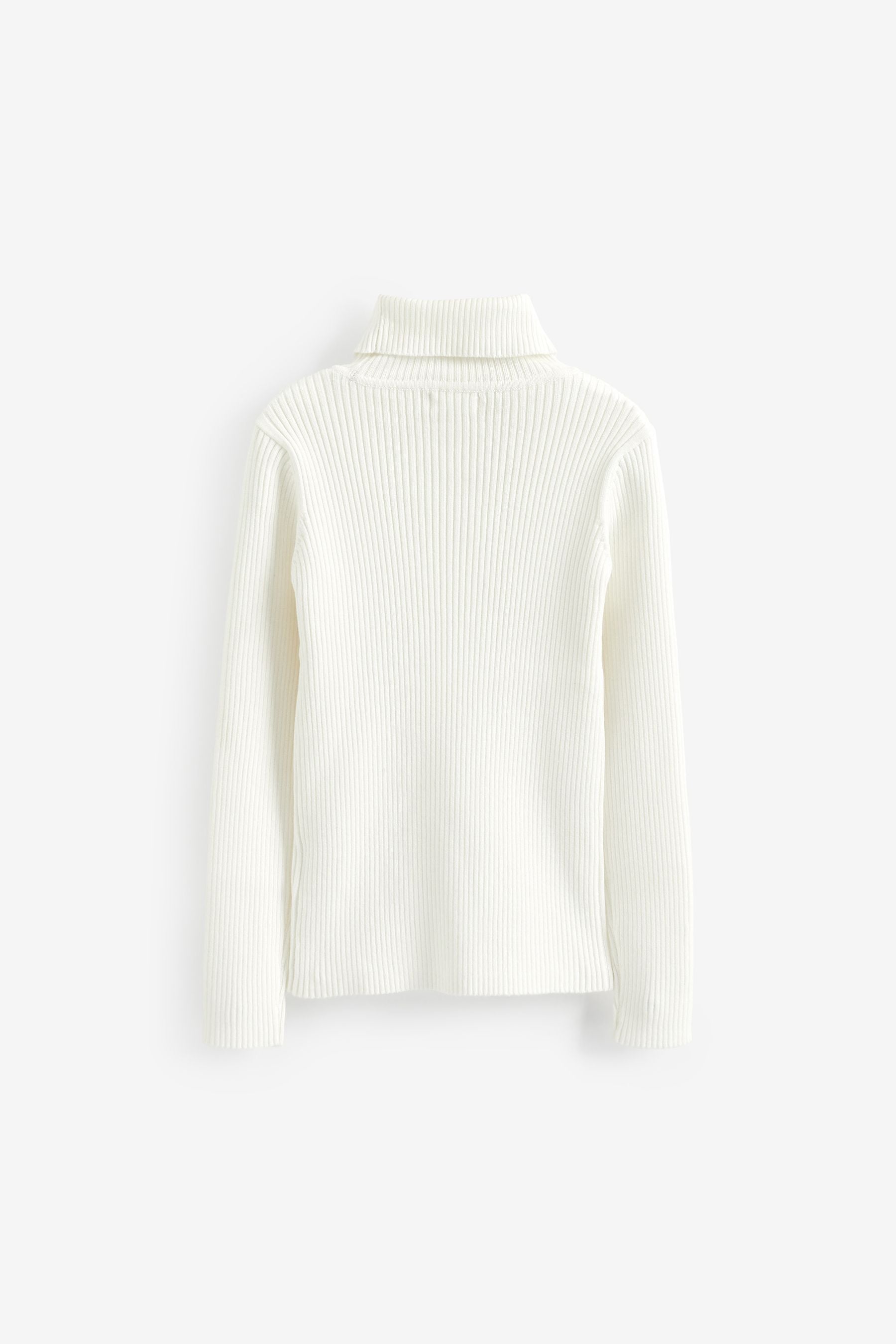 Ecru Marl Roll Neck Jumper (3-16yrs)