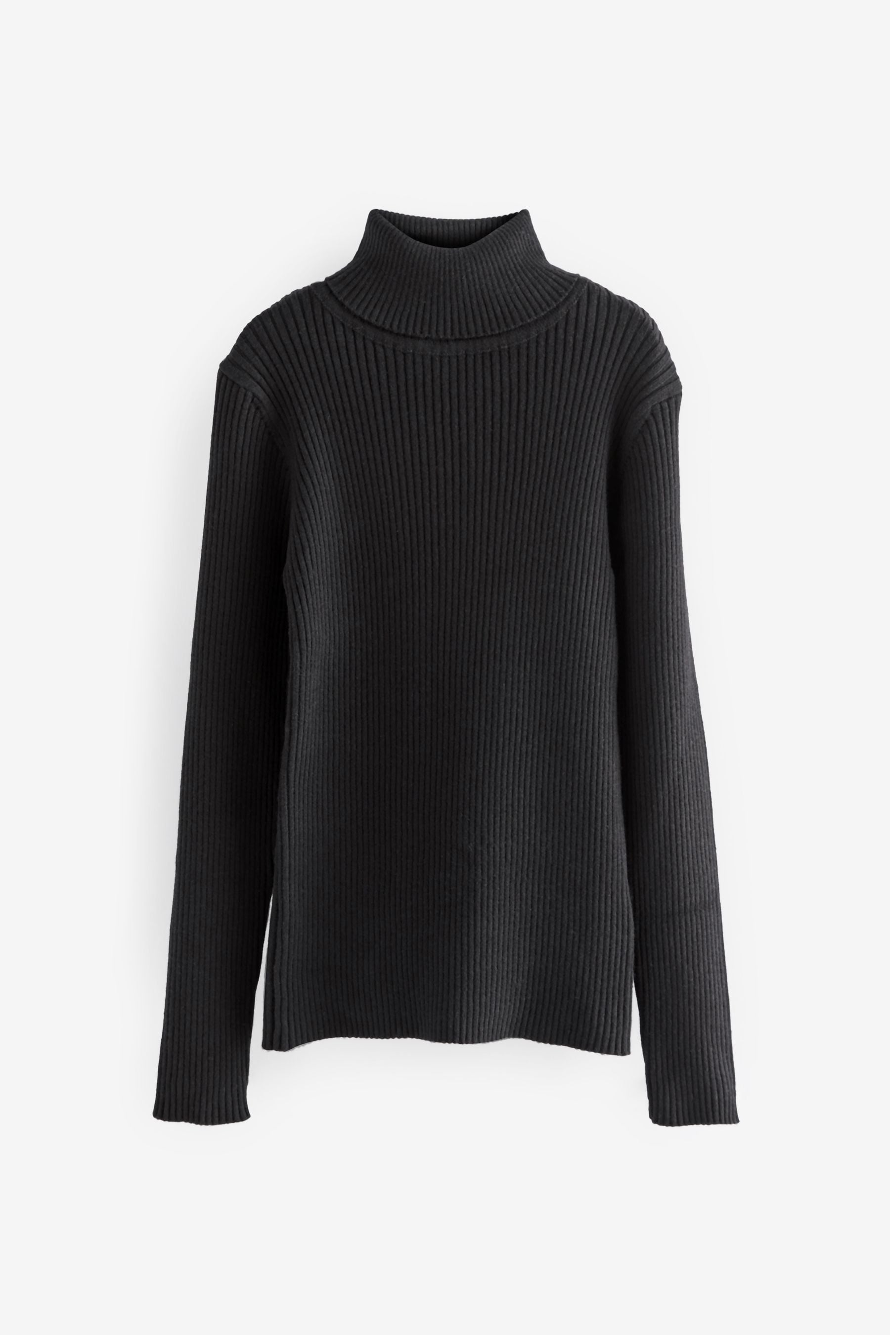 Black Roll Neck Jumper (3-16yrs)