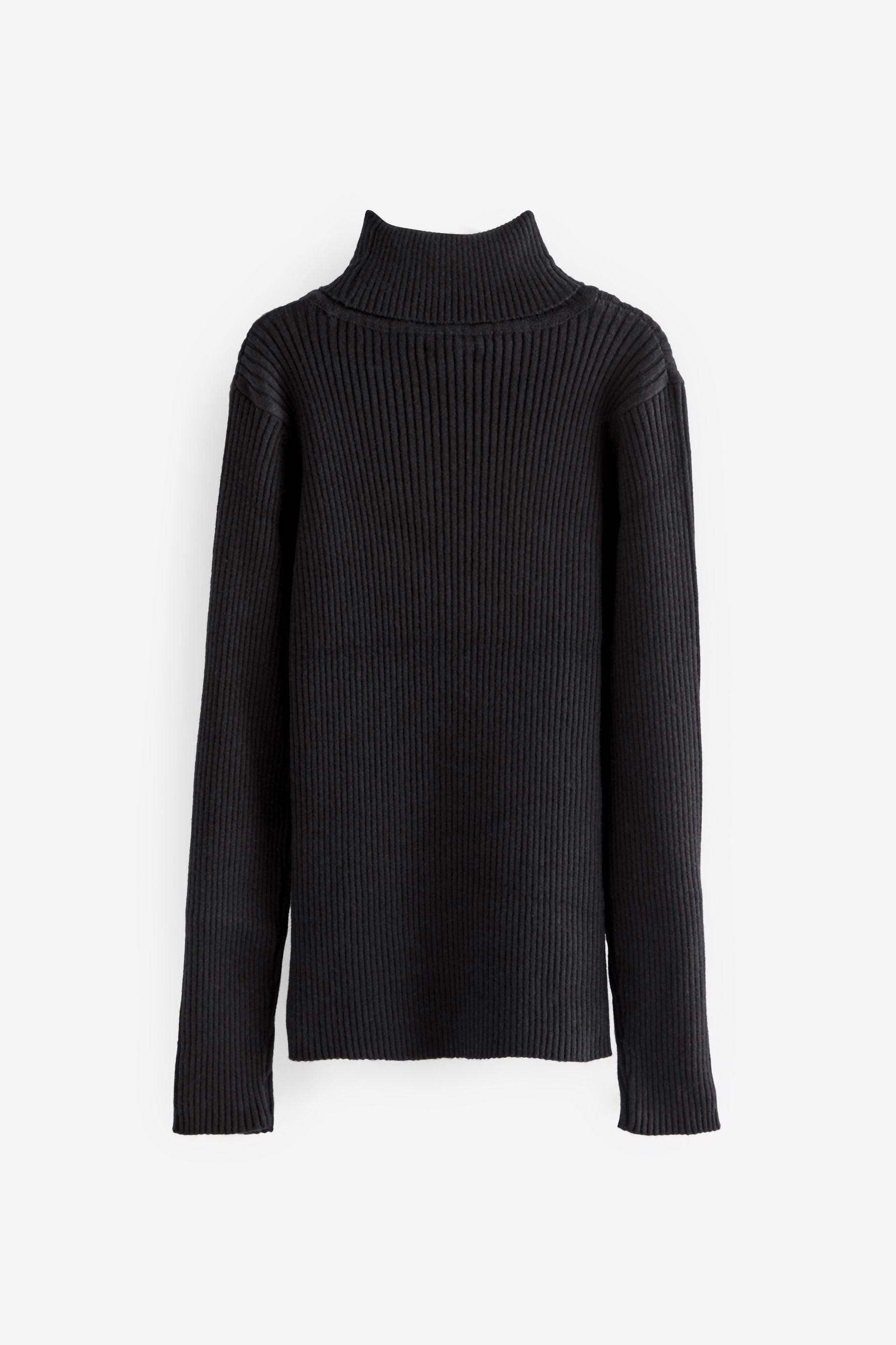 Black Roll Neck Jumper (3-16yrs)