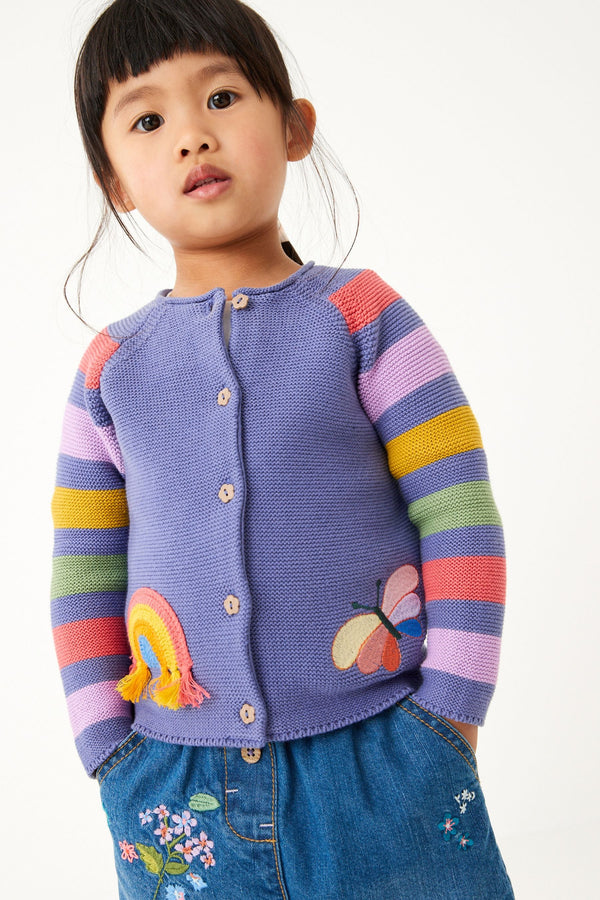 Blue Character Cardigan (3mths-7yrs)