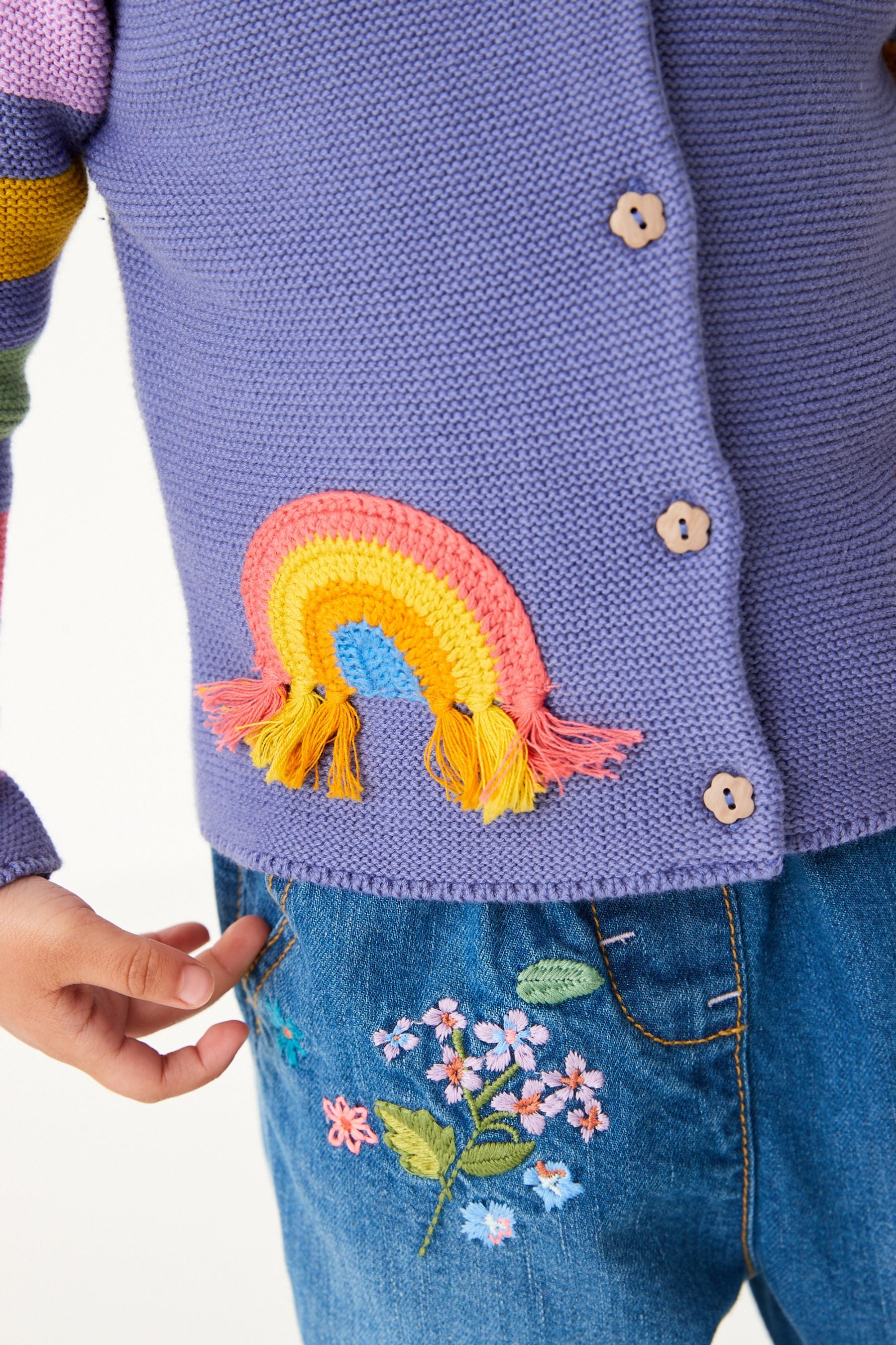 Blue Character Cardigan (3mths-7yrs)