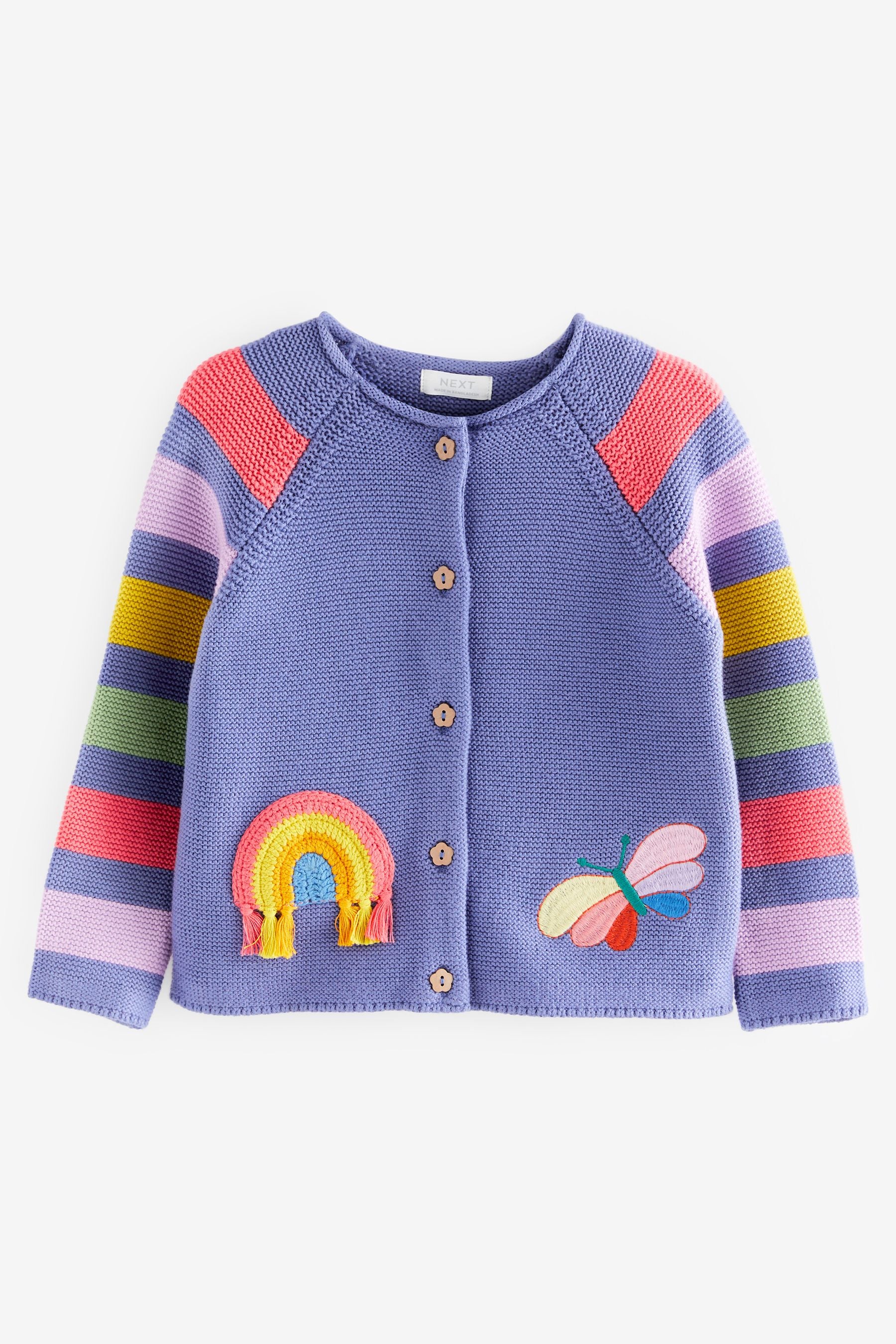 Blue Character Cardigan (3mths-7yrs)