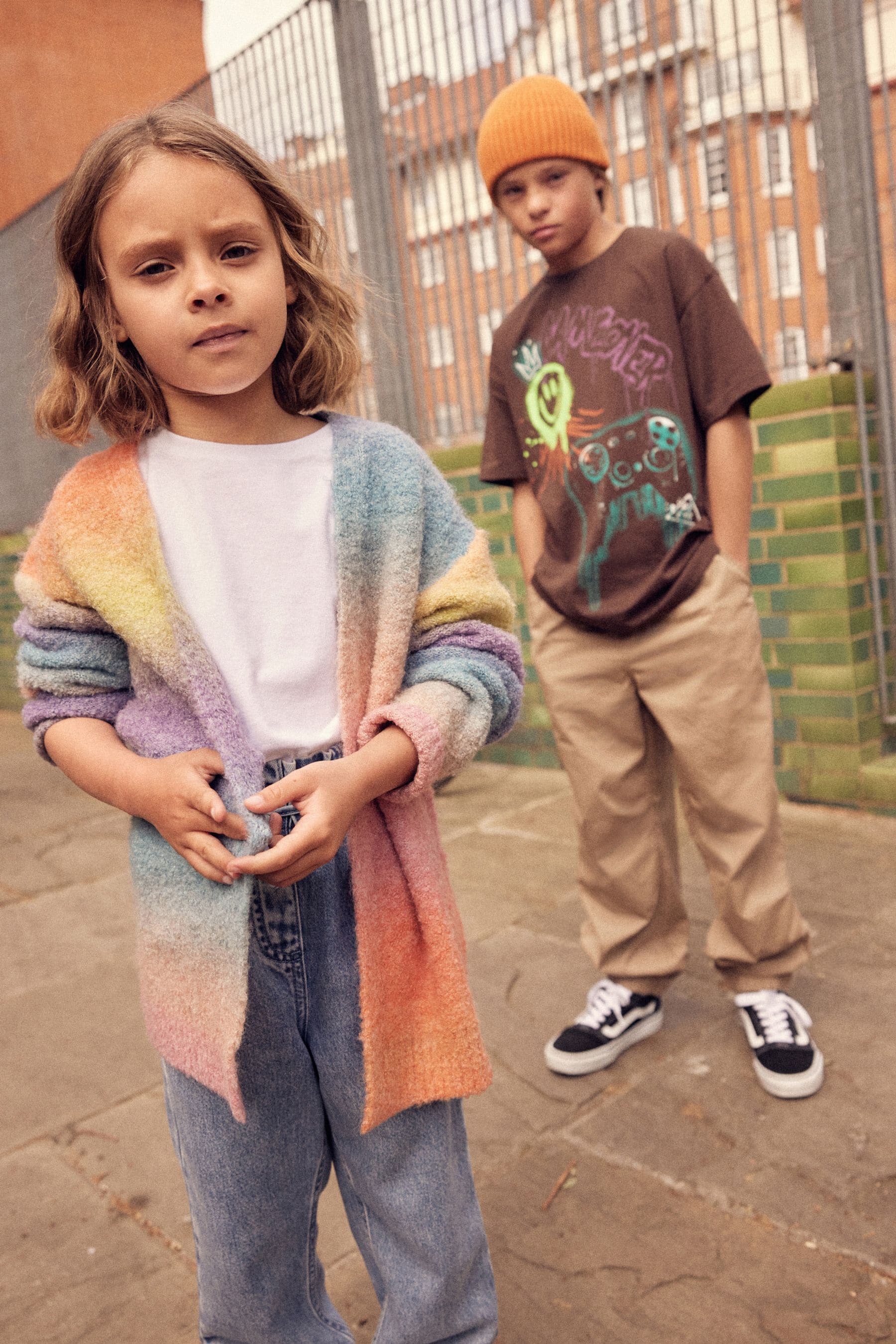 Rainbow Long Cosy Cardigan (3-16yrs)