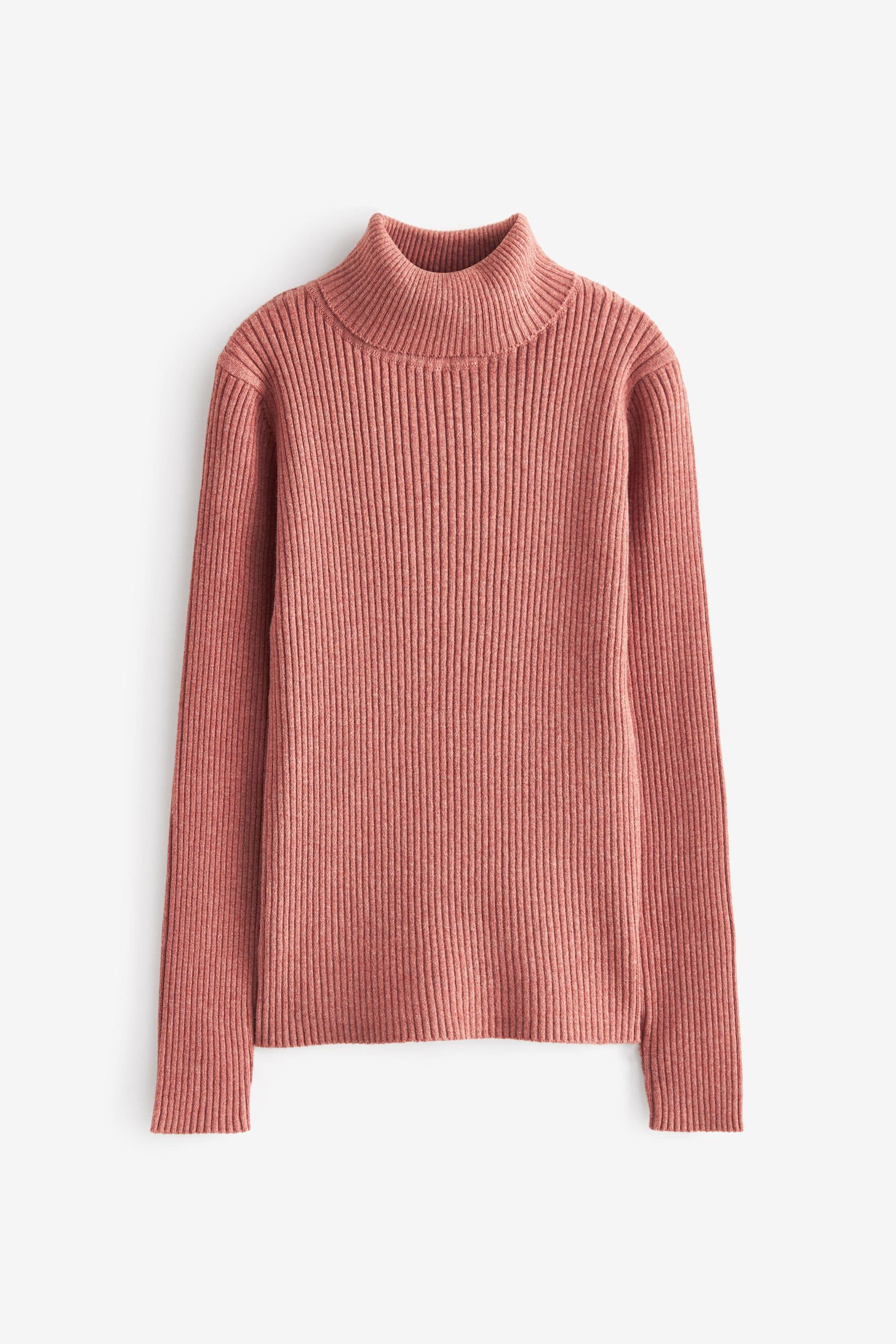 Pink Roll Neck Jumper (3-16yrs)