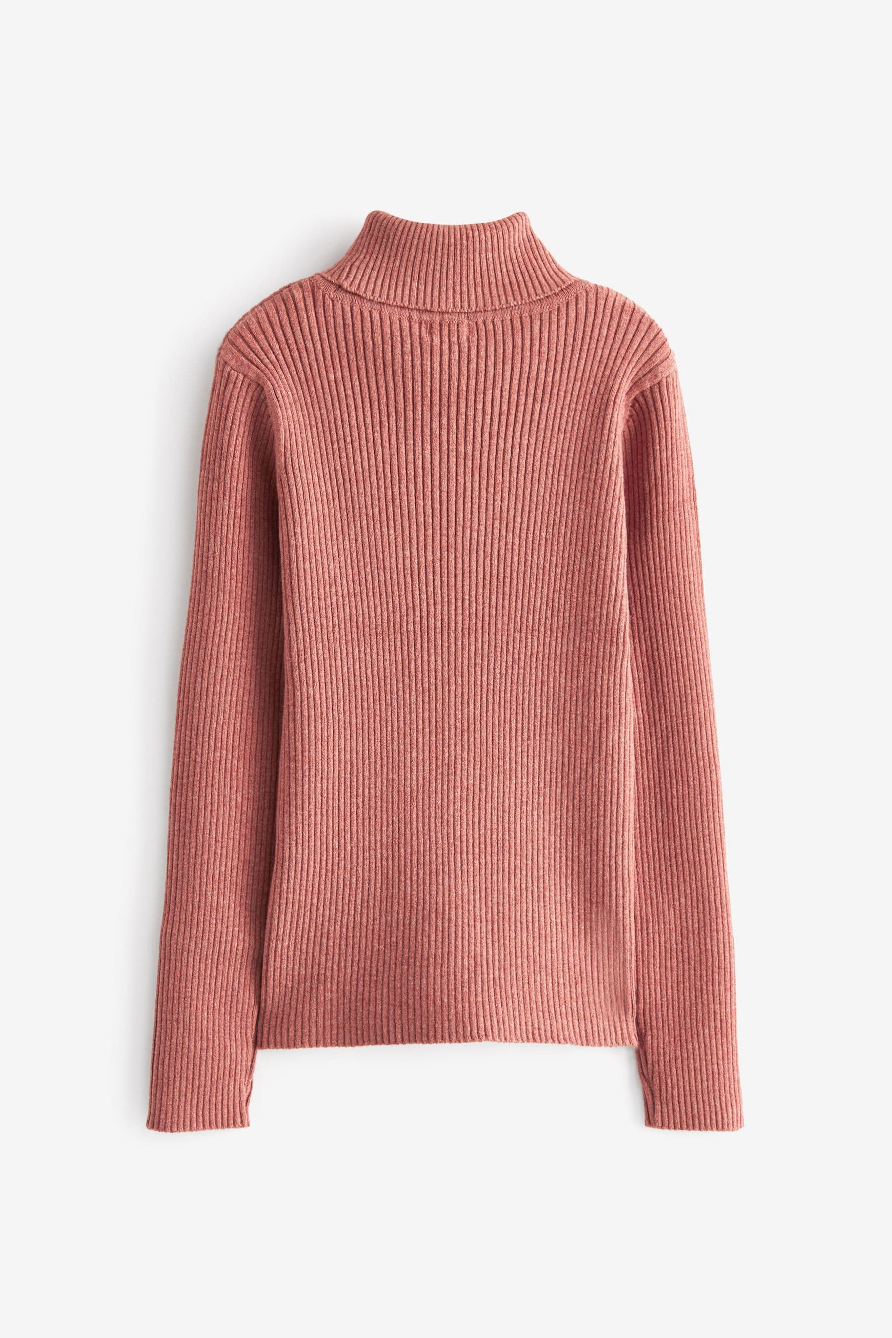 Pink Roll Neck Jumper (3-16yrs)