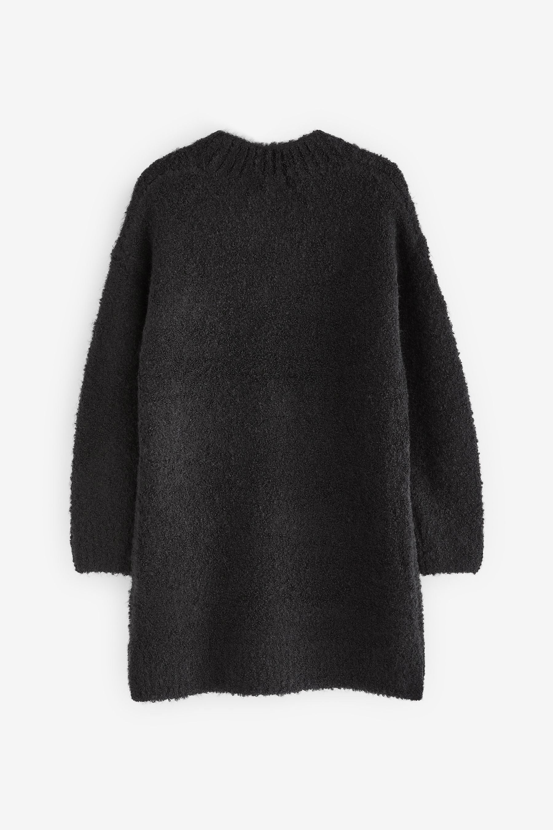 Black Bouclé Knitted Jumper Dress (3-16yrs)