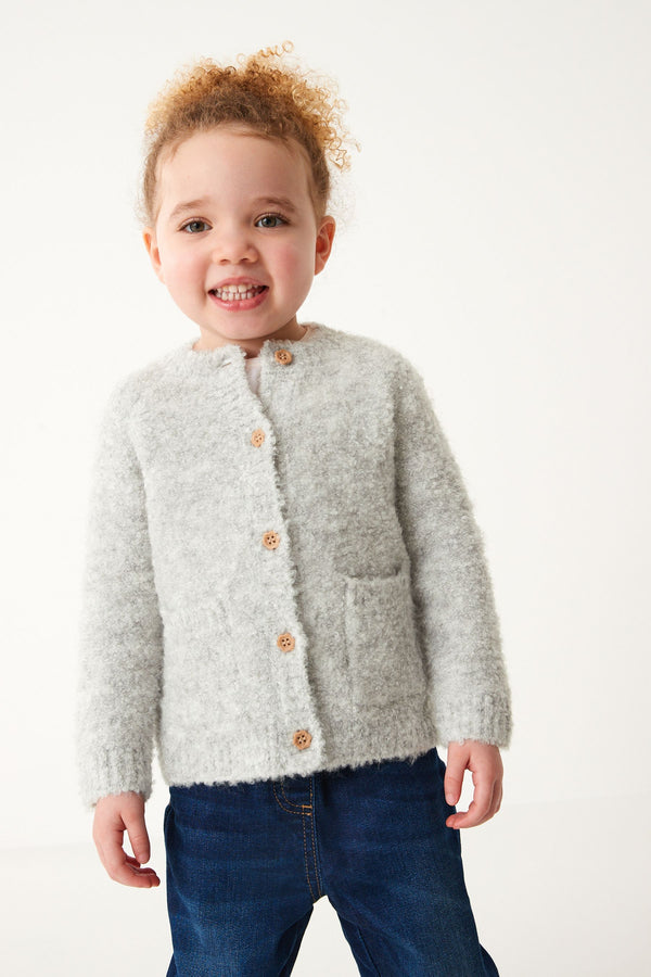 Grey Cosy Cardigan (12mths-7yrs)