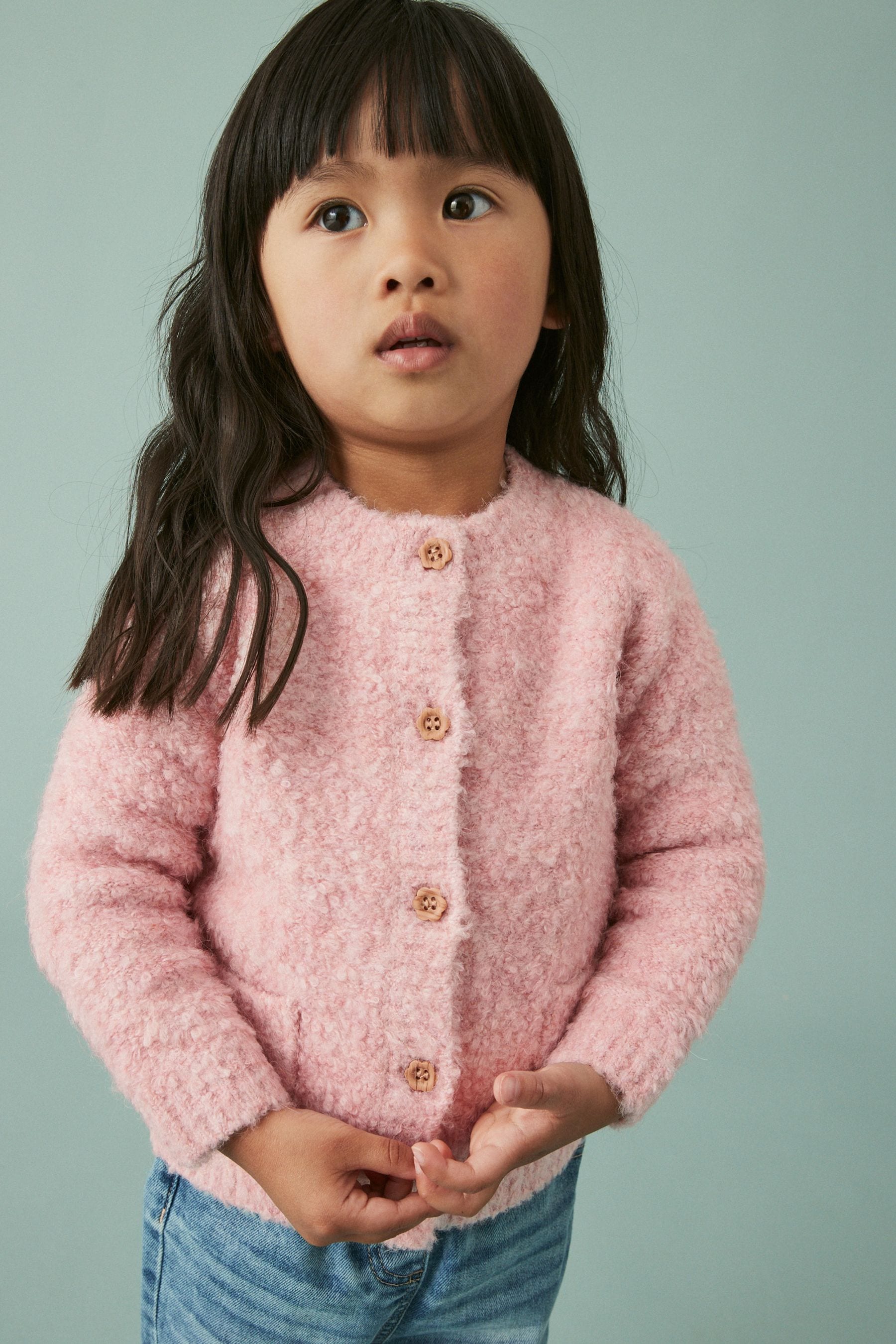 Pink Cosy Cardigan (12mths-7yrs)