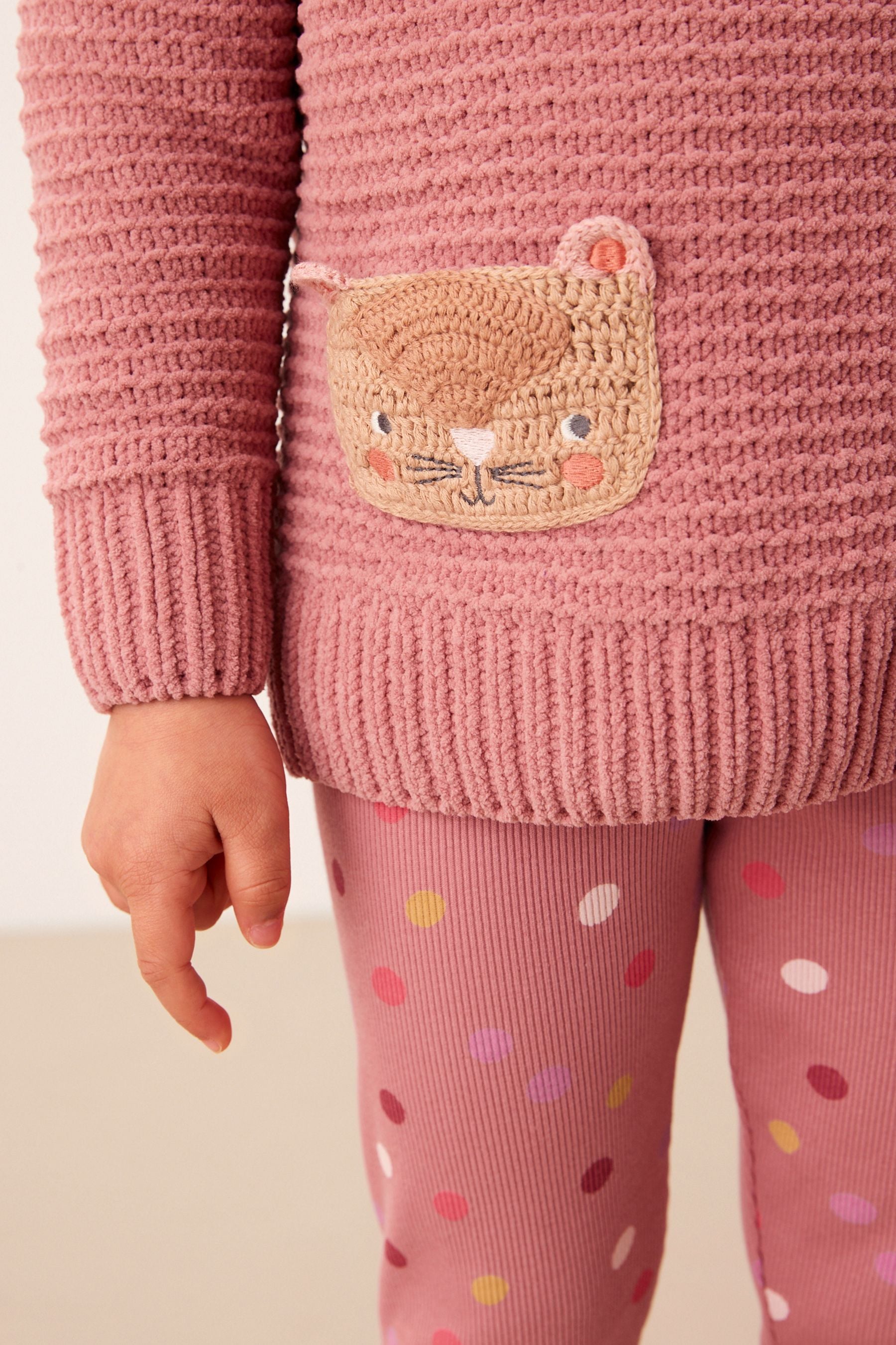 Pink Jumper And Leggings Set (3mths-7yrs)