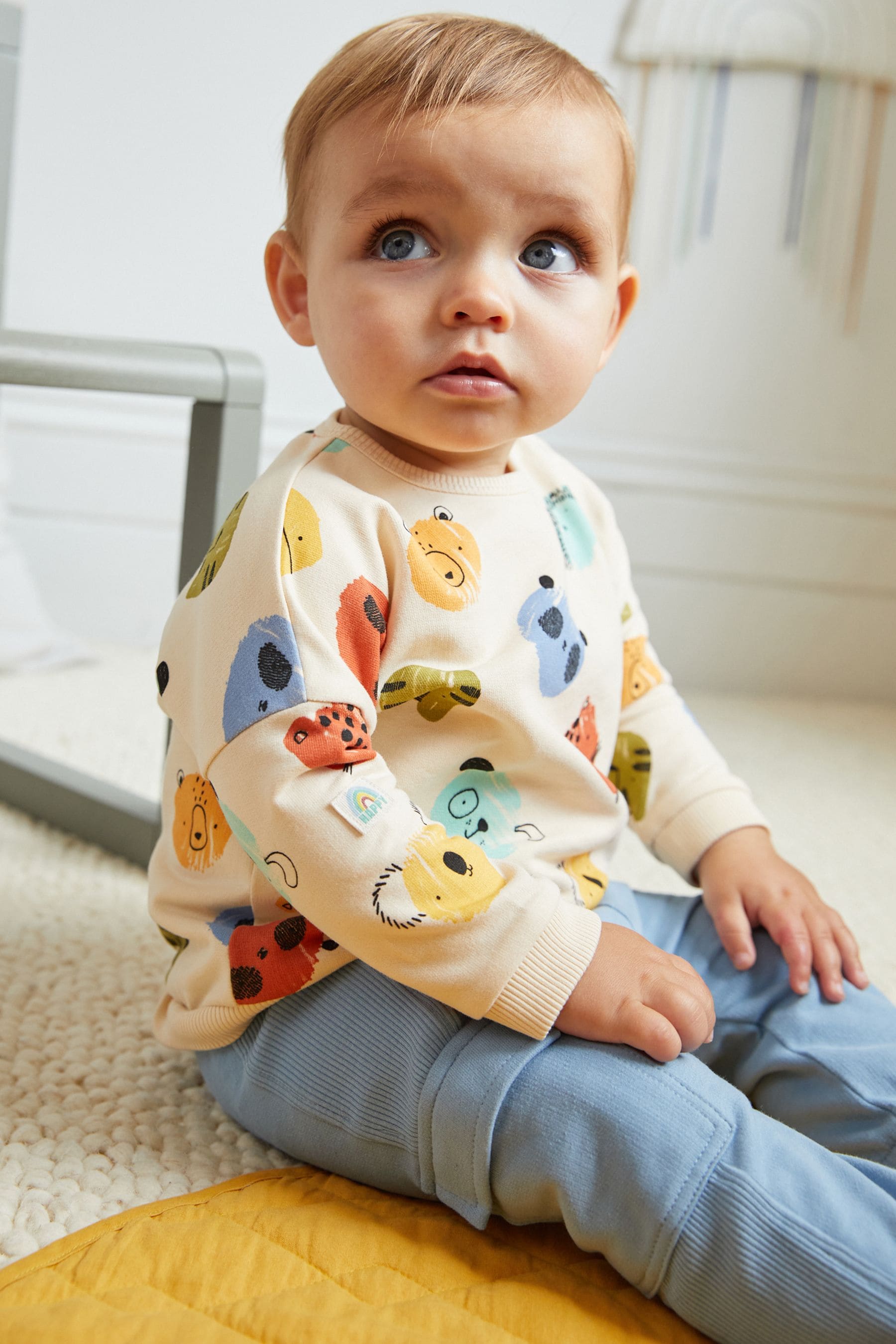 Multi Character Cosy Baby Sweatshirt And Leggings 2 Piece Set