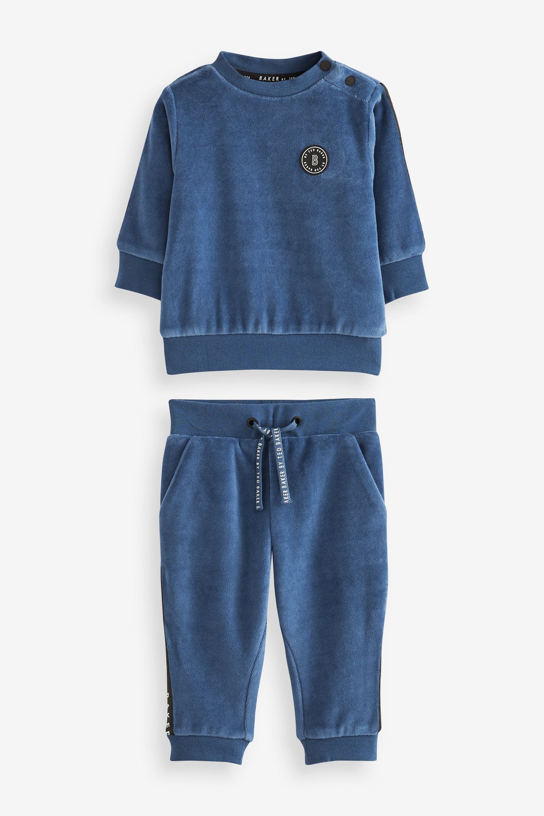 Blue Baker by Ted Baker Blue Velour Lounge Set