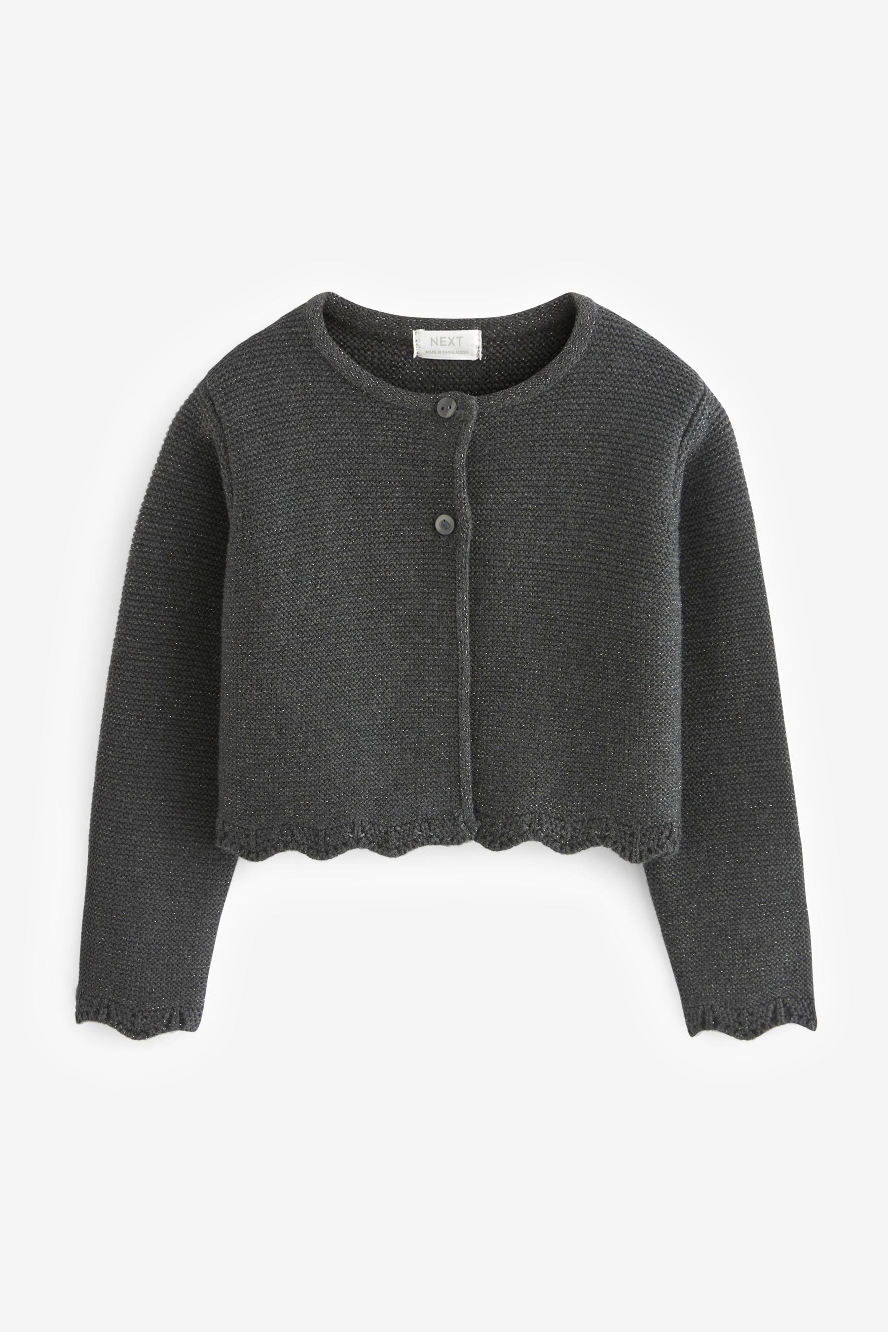 Charcoal Grey Sparkle Cardigan (3mths-7yrs)