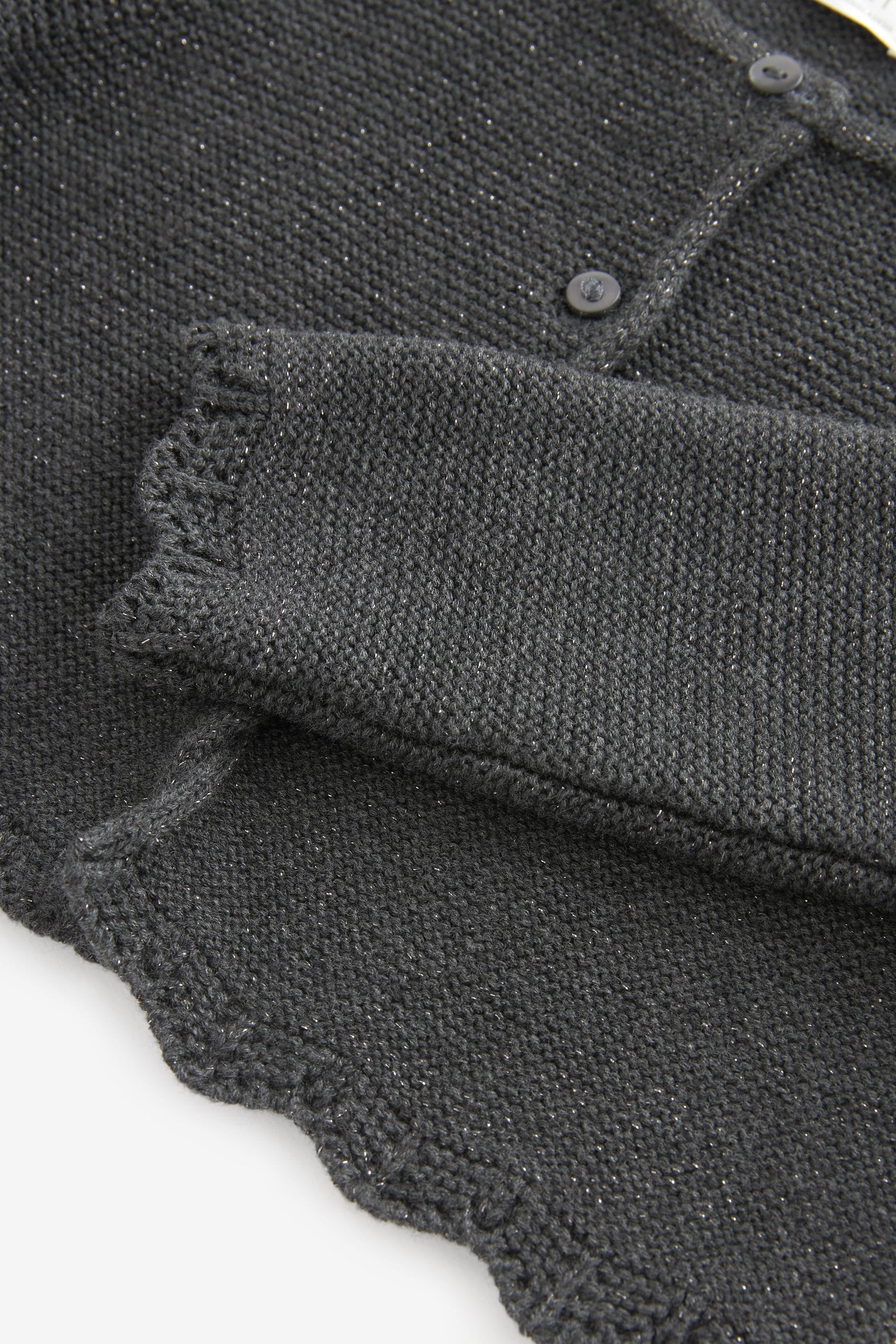 Charcoal Grey Sparkle Cardigan (3mths-7yrs)