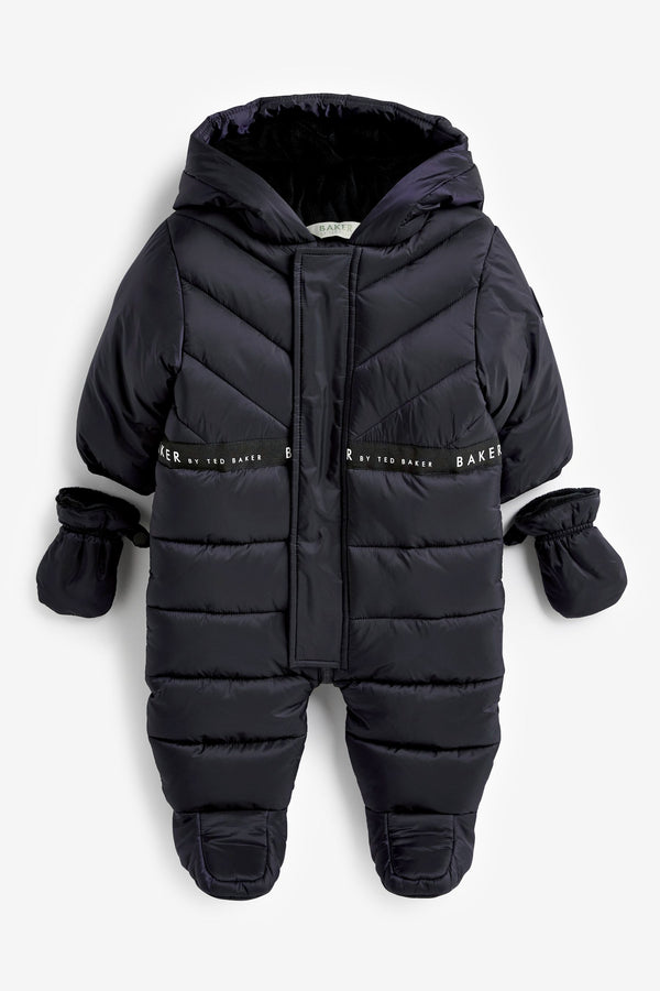 Navy Baker by Ted Baker Shower Resistant Blue Snowsuit