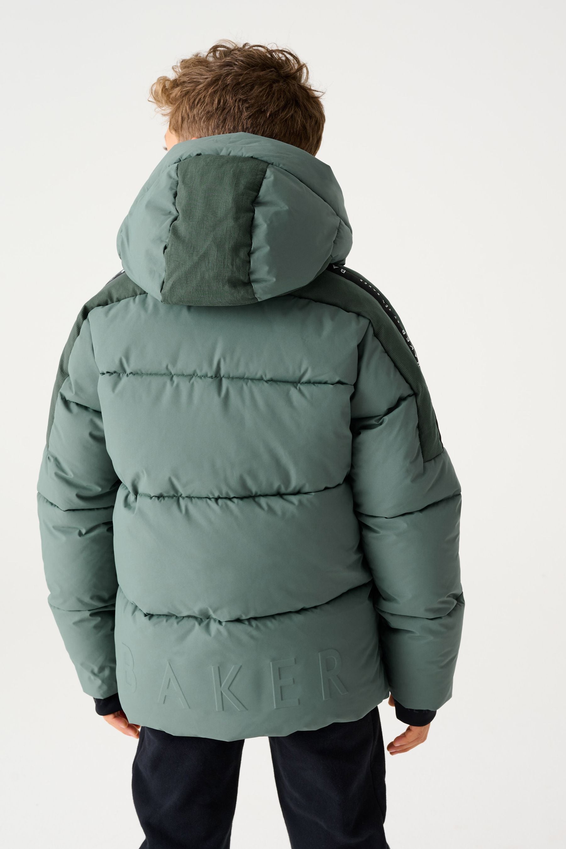 Green Baker by Ted Baker Shower Resistant Padded Coat