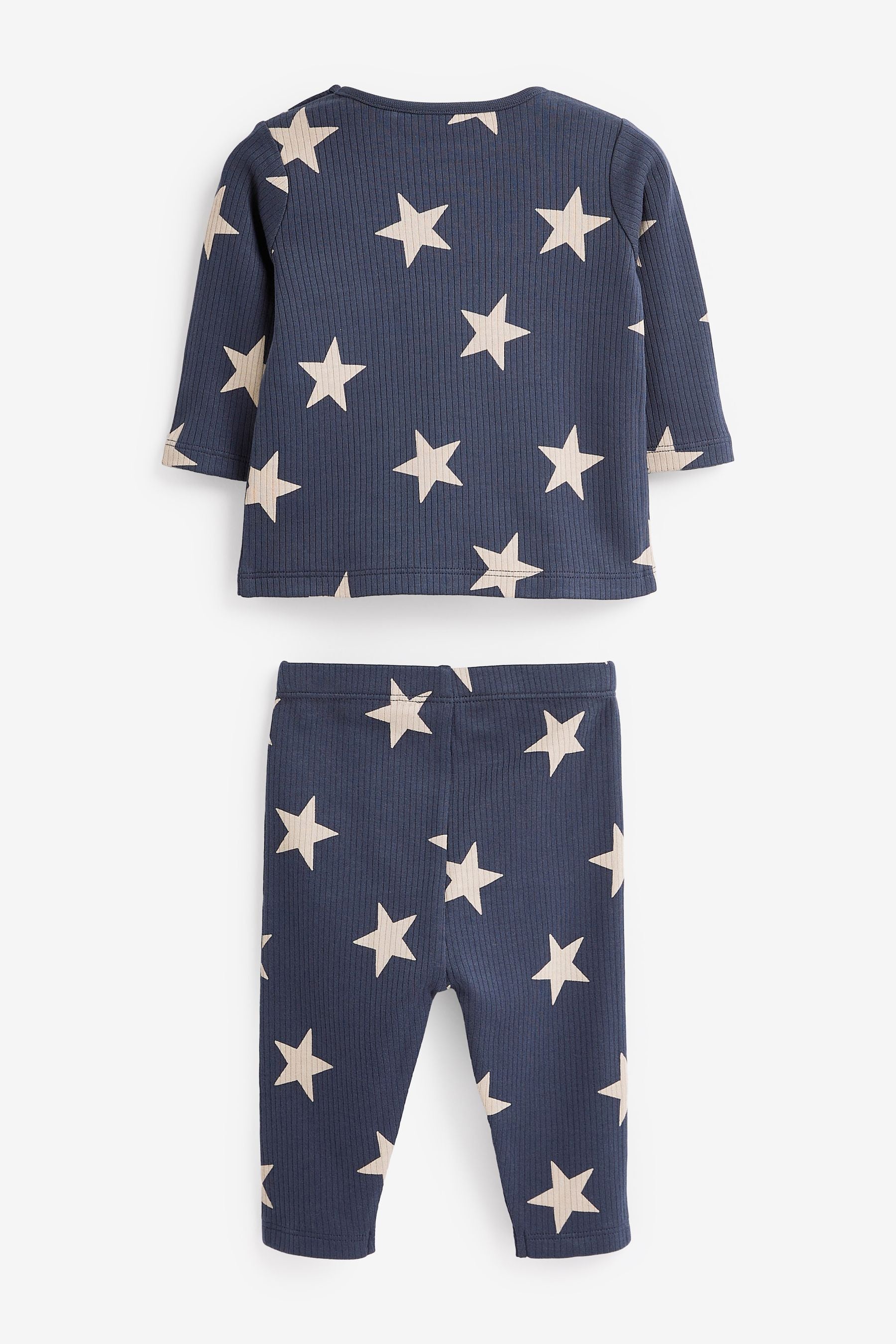 Navy Baby T-Shirt And Leggings 2 Piece Set