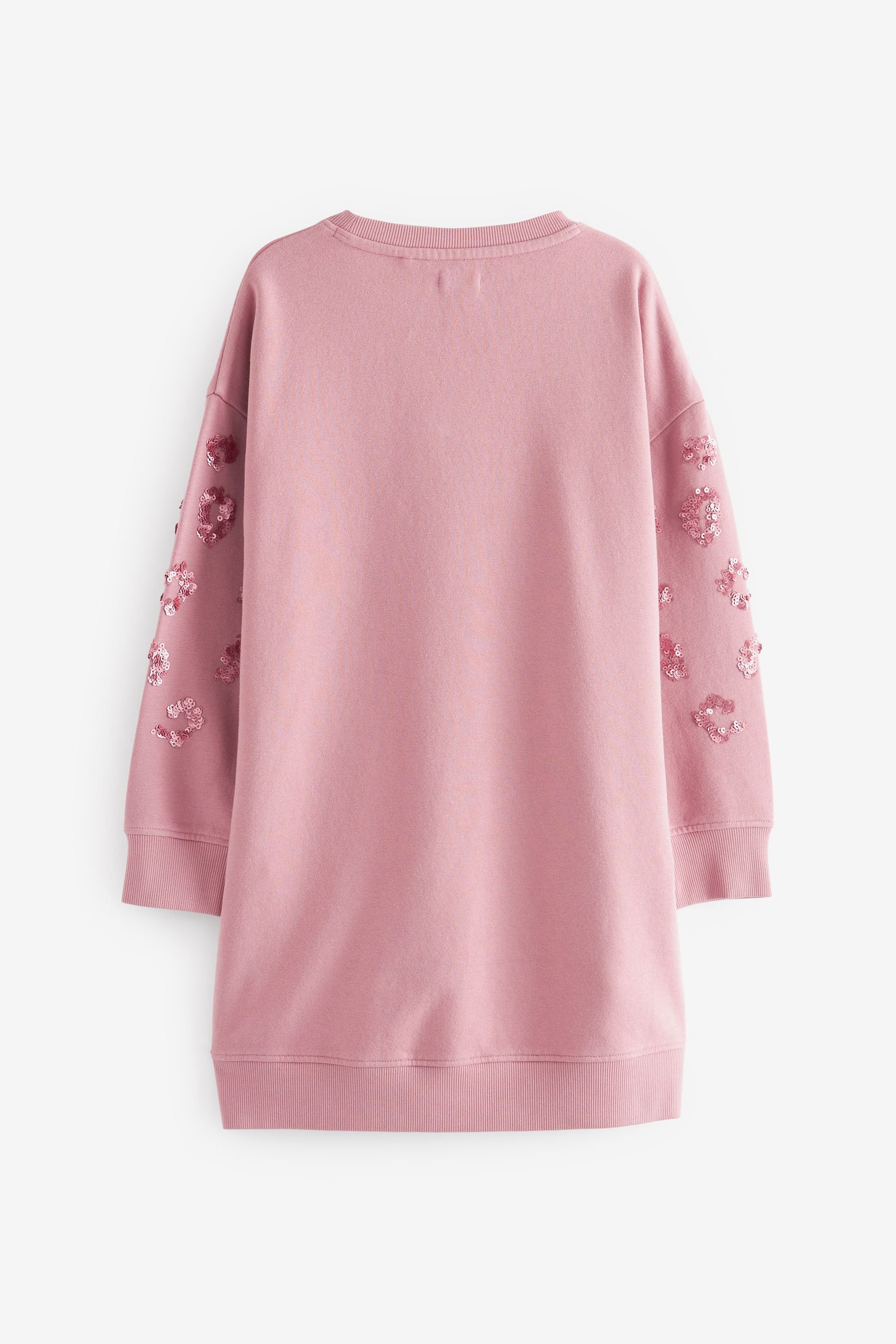 Pink Animal Sequin Soft Jumper Dress (3-16yrs)